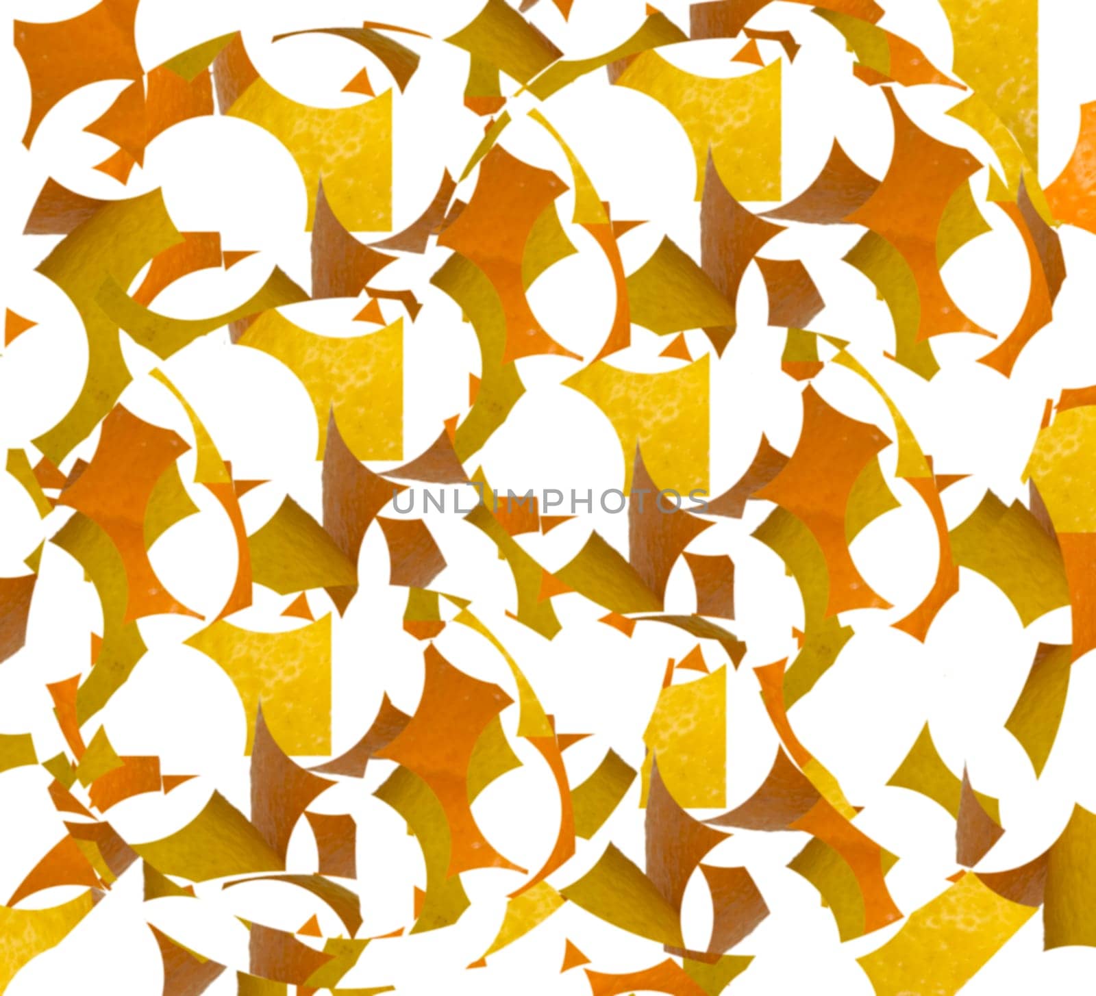 material design abstract oranges and lemons