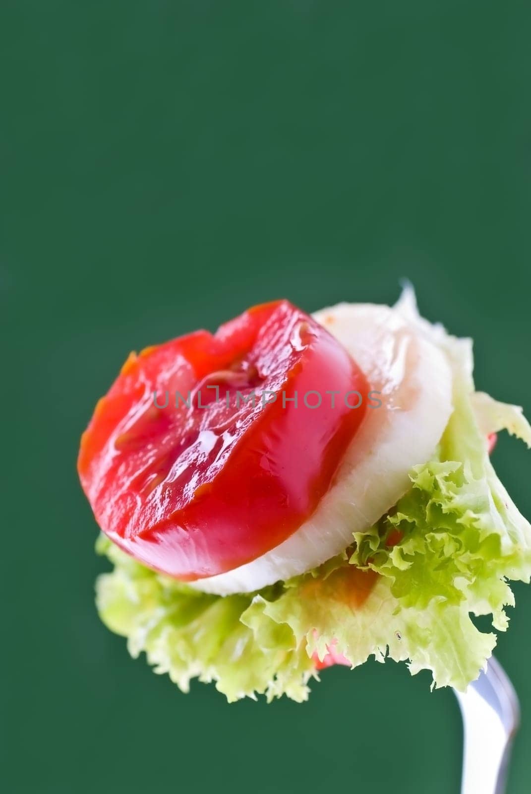 A hearty chunk of salad