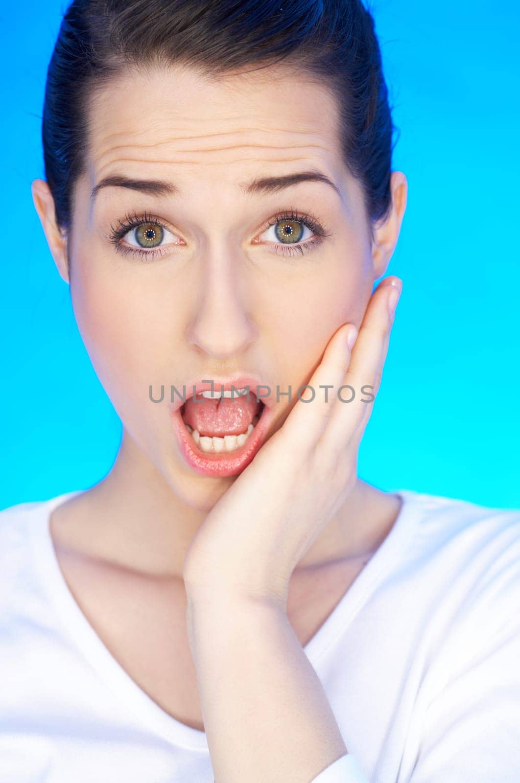 Portrait of beautiful woman