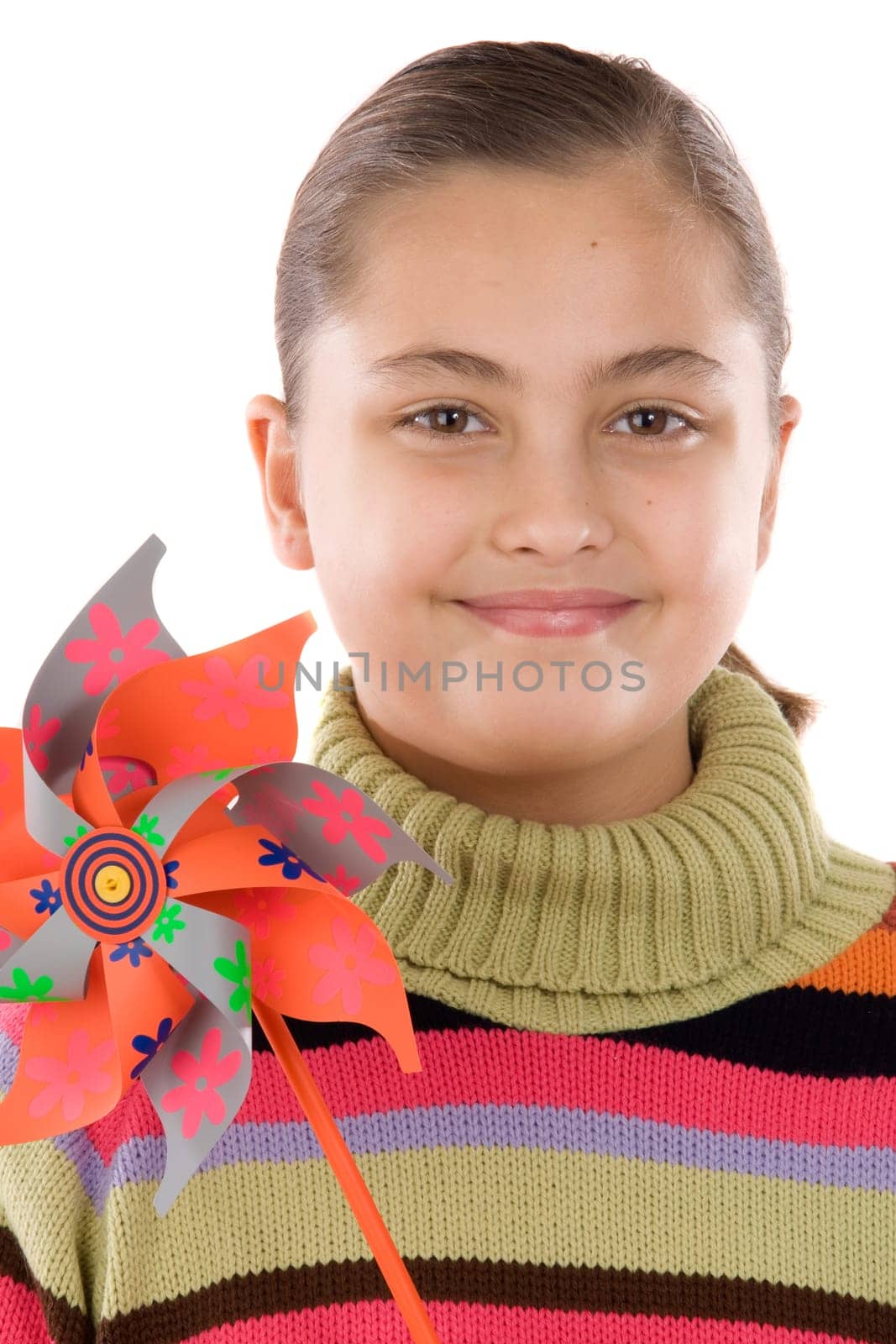 Girl with windmill