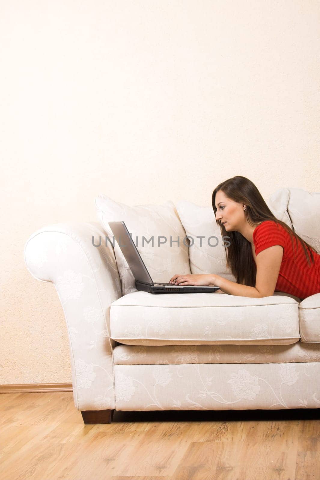 Woman with laptop