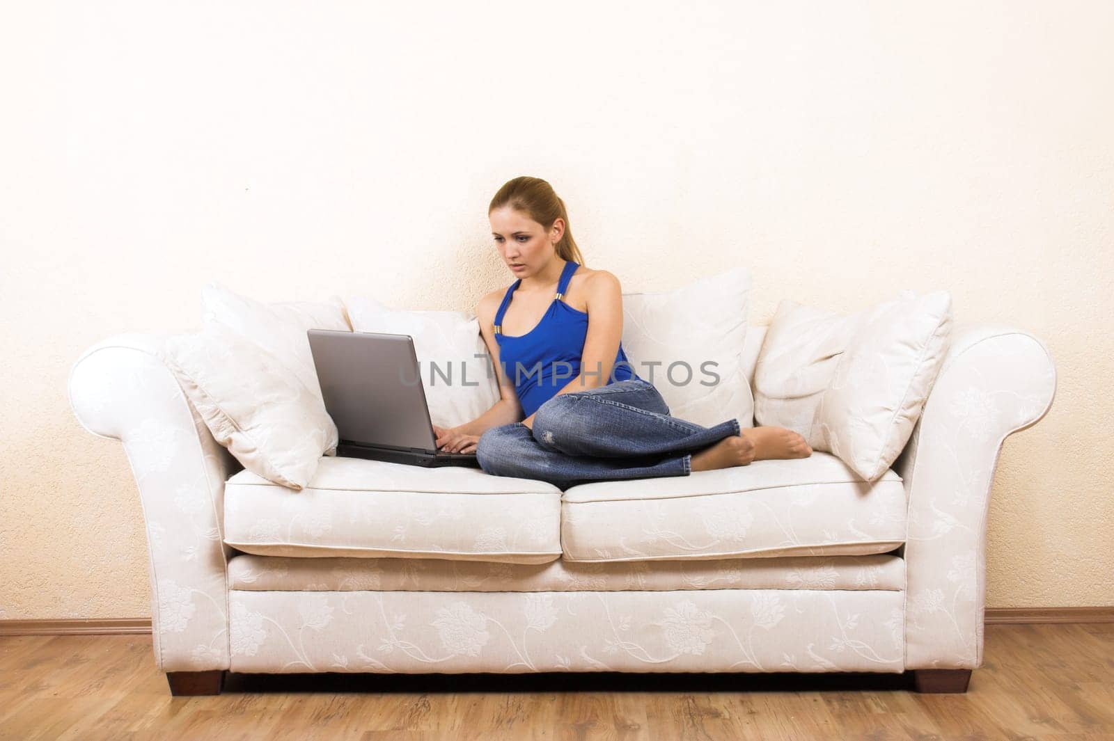 Woman with laptop