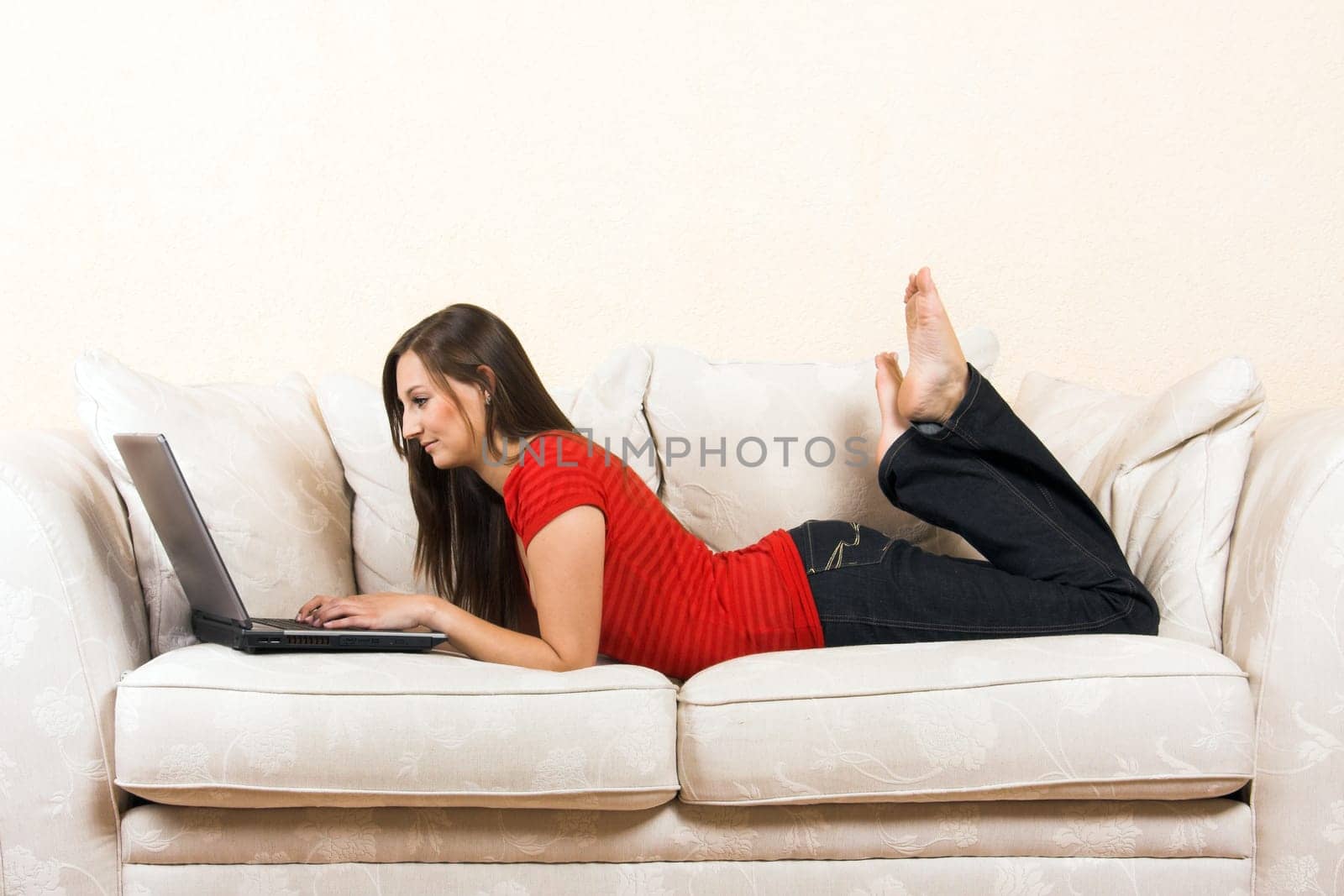 Woman with laptop