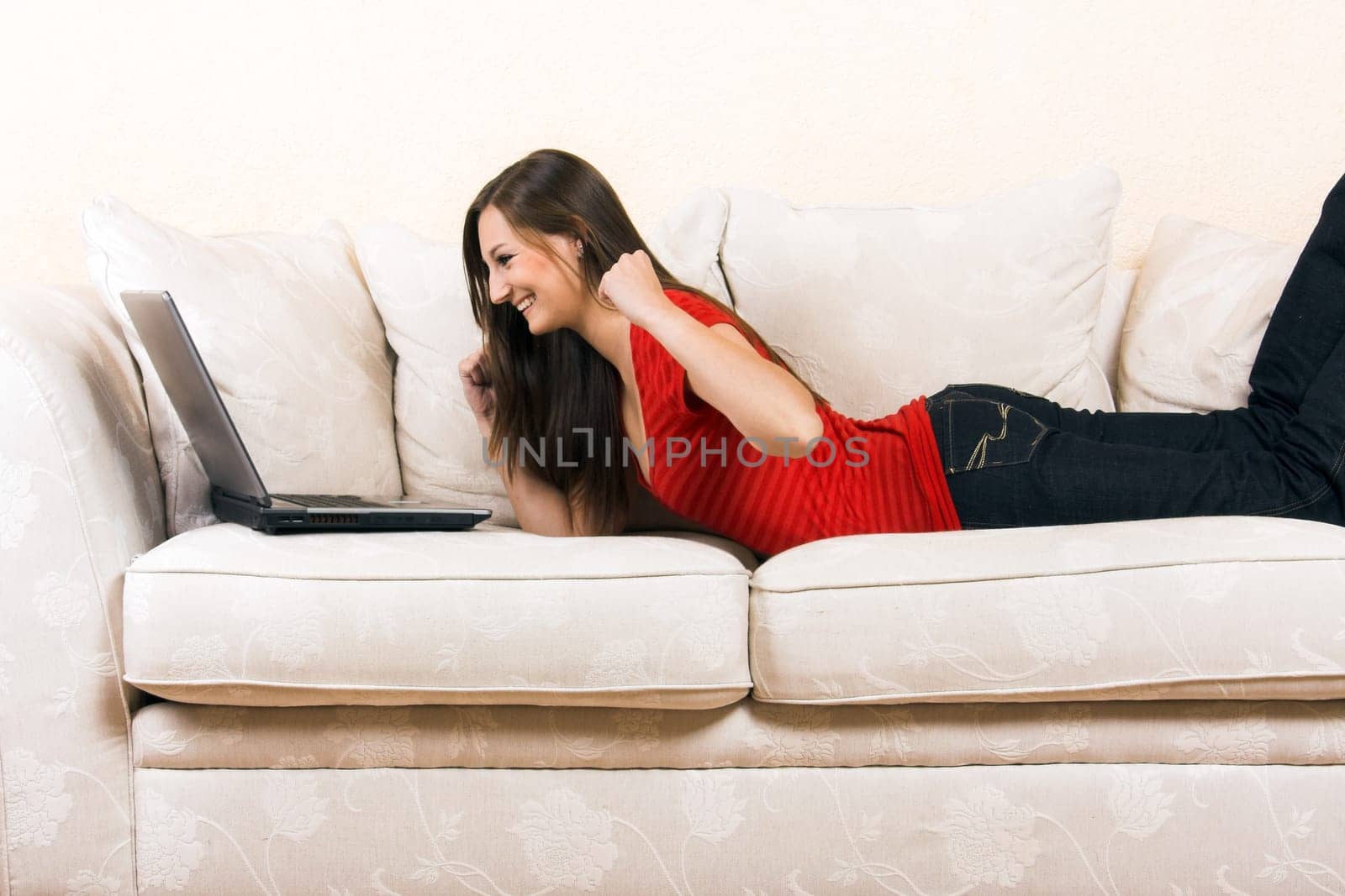 Woman with laptop