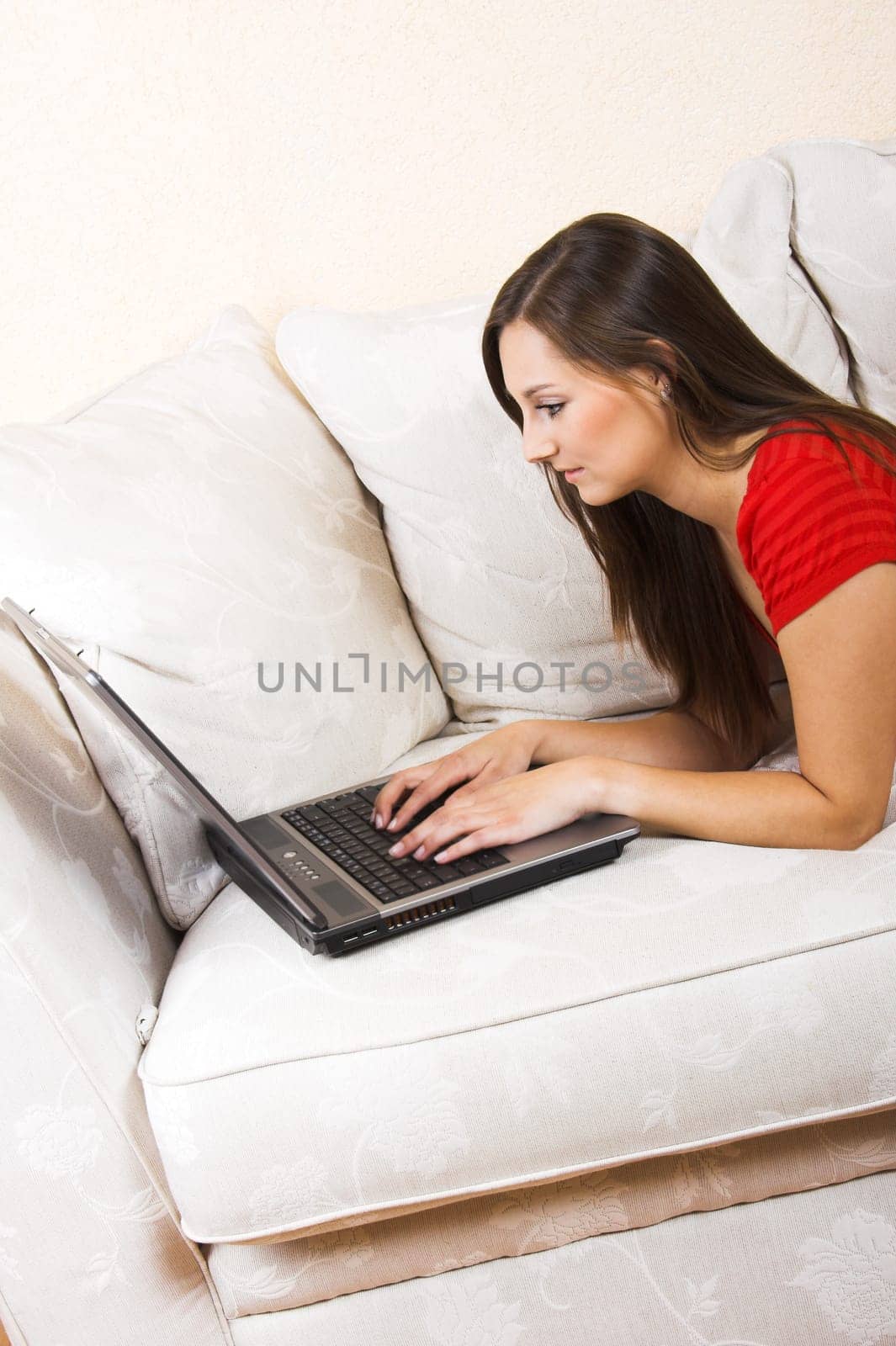 Woman with laptop