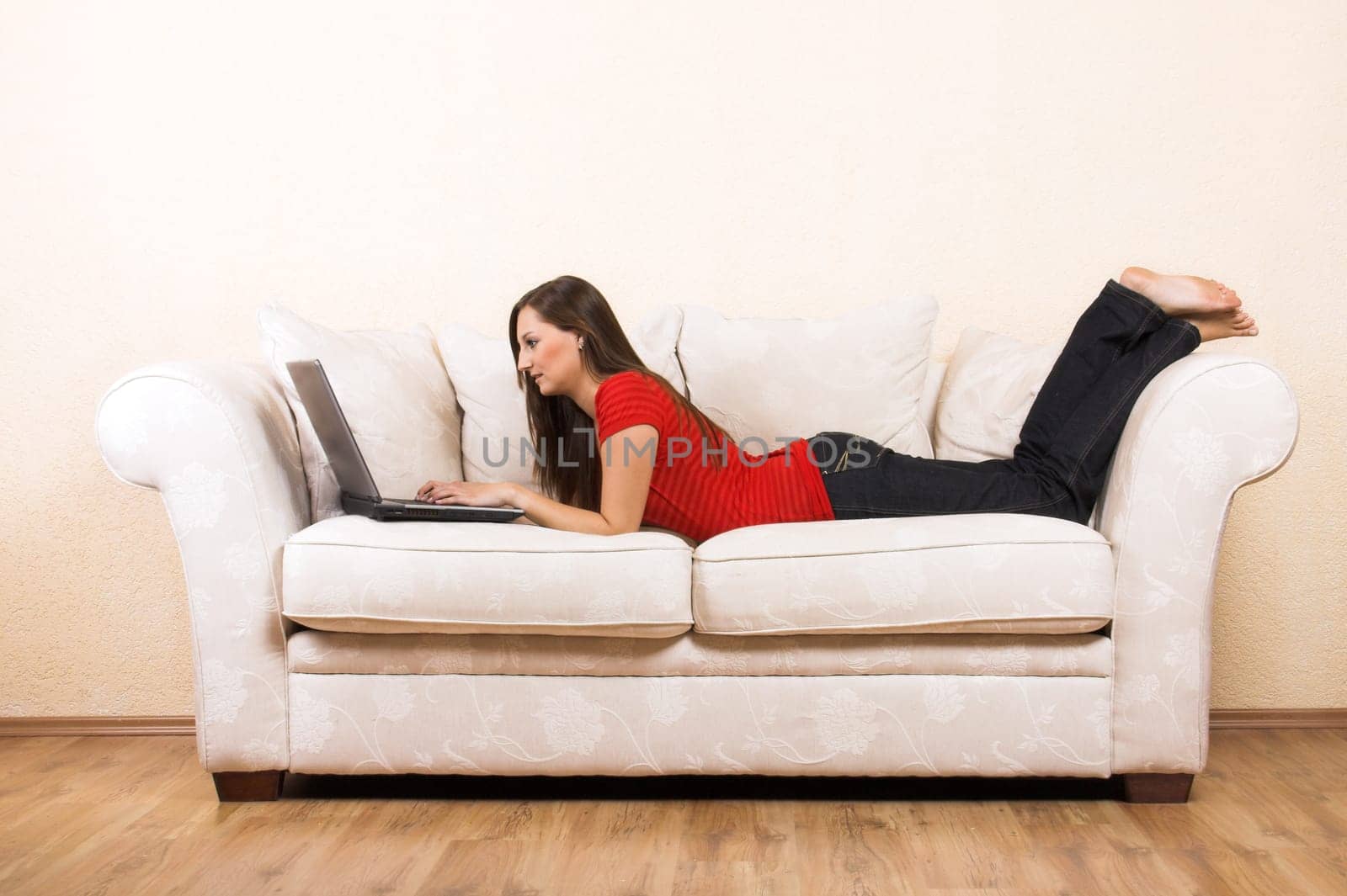 Woman with laptop