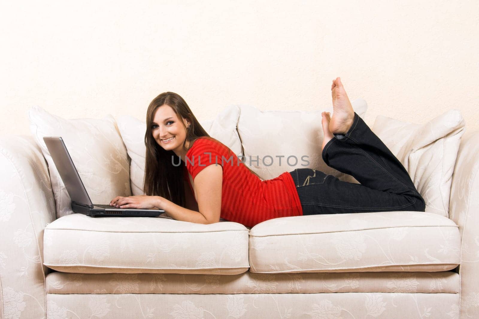 Woman with laptop
