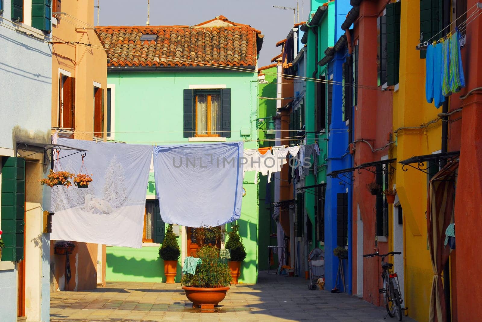 It's always laundry day in Burano