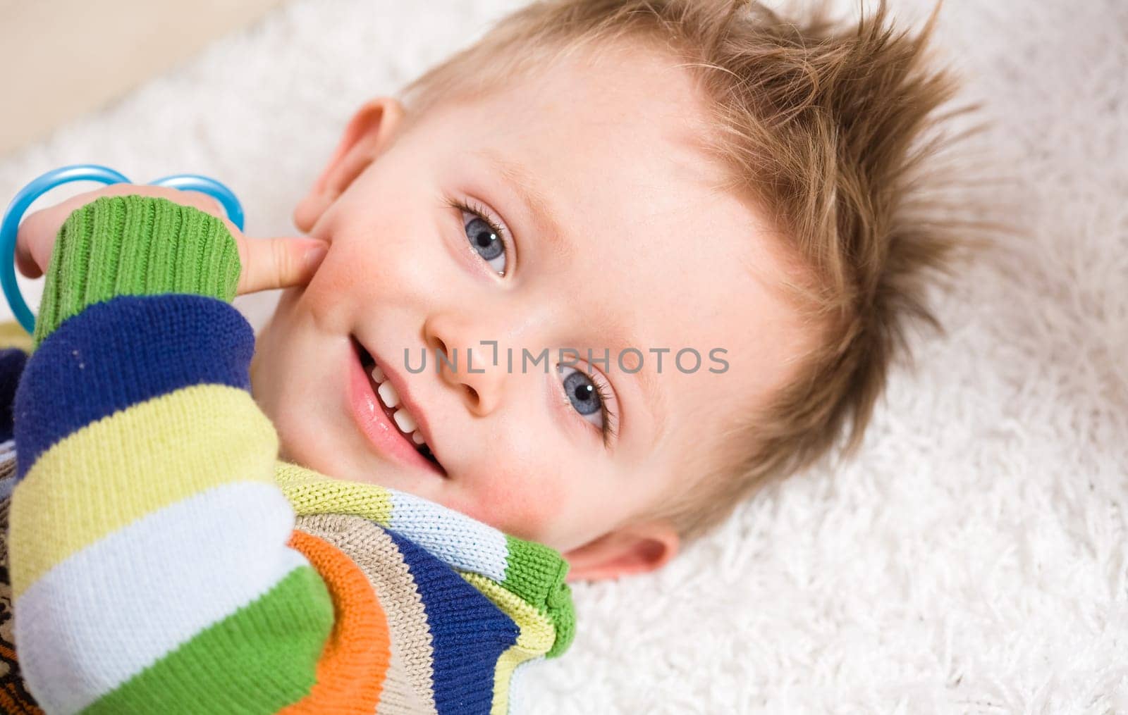 Happy baby boy