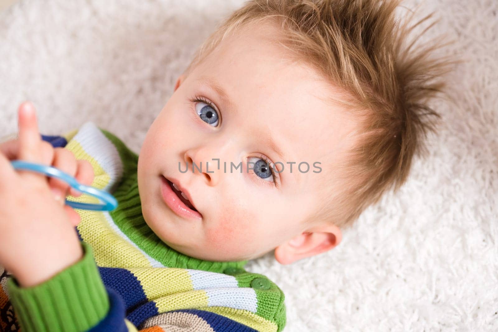 Happy baby boy