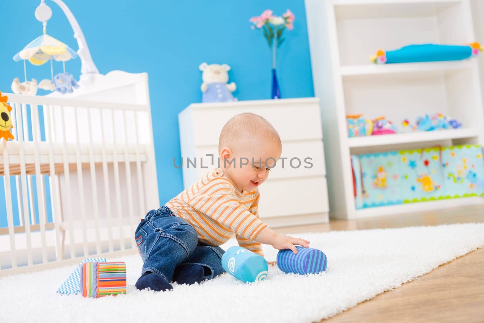 Children playing in room