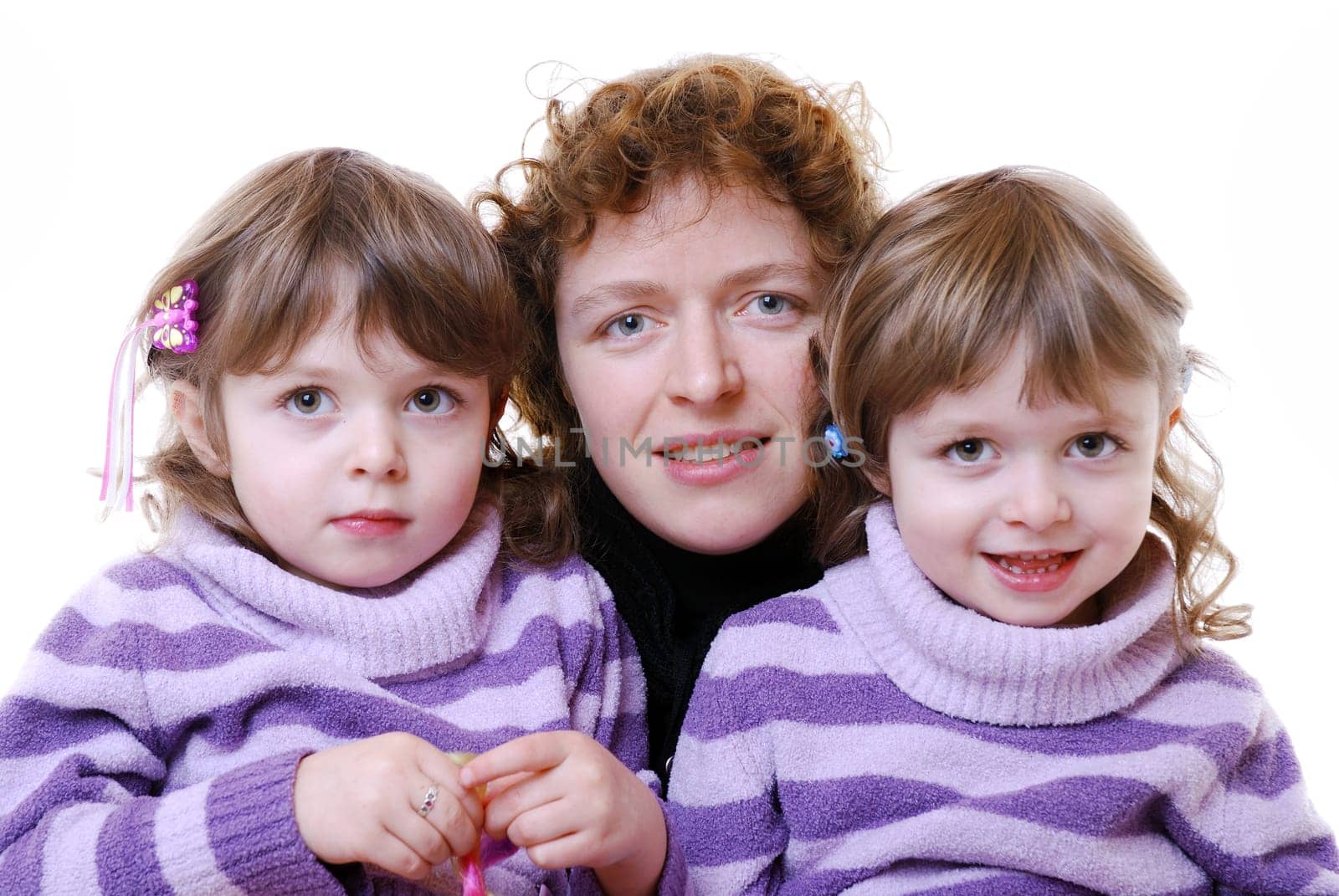 Mother with twins