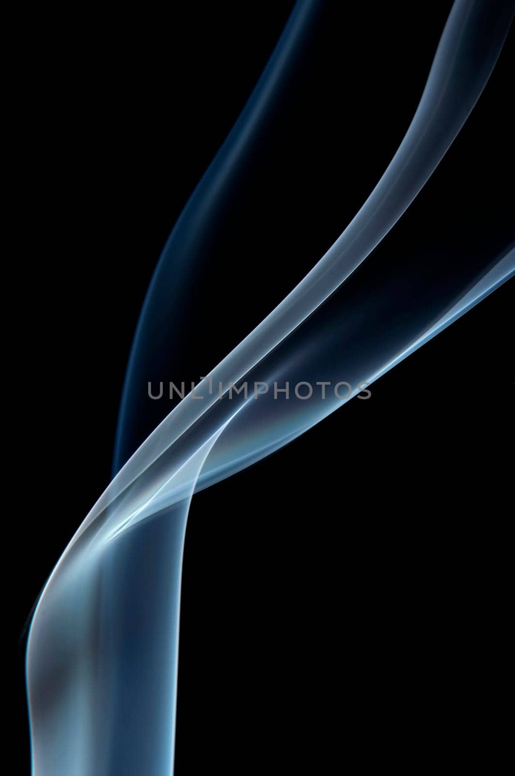 Abstract shot of the rising smoke