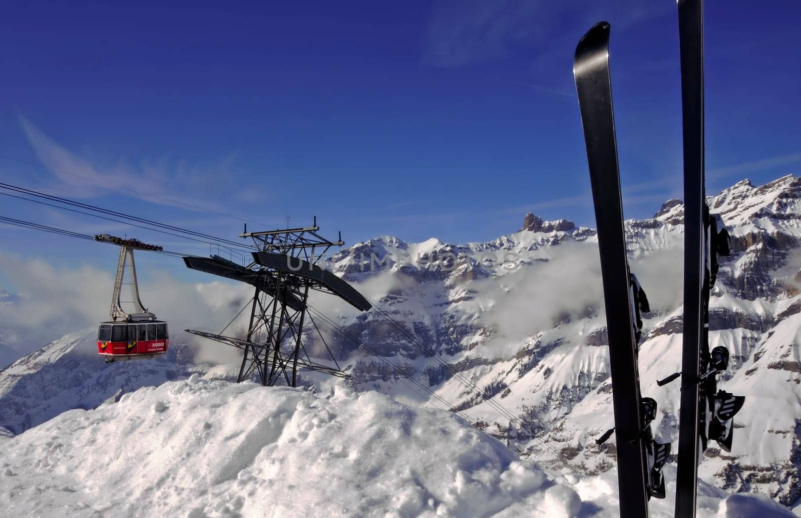 Skiing area