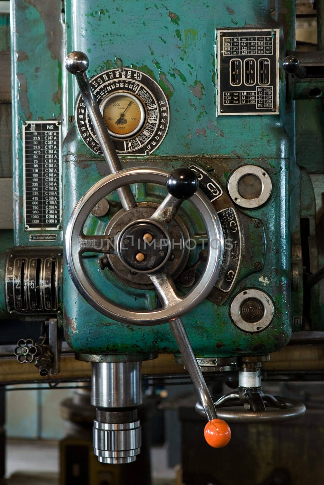 Column drill antique