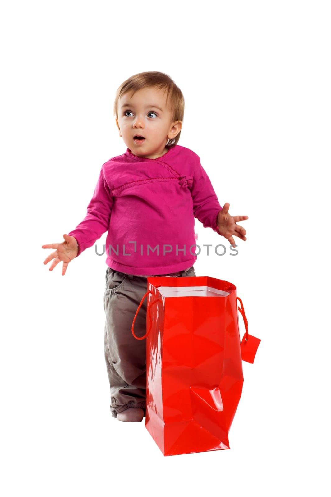Girl with bag