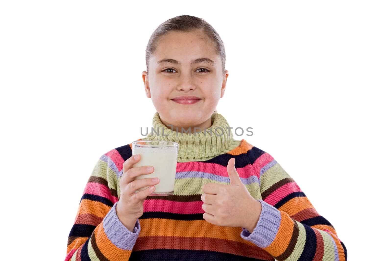 Girl with milk