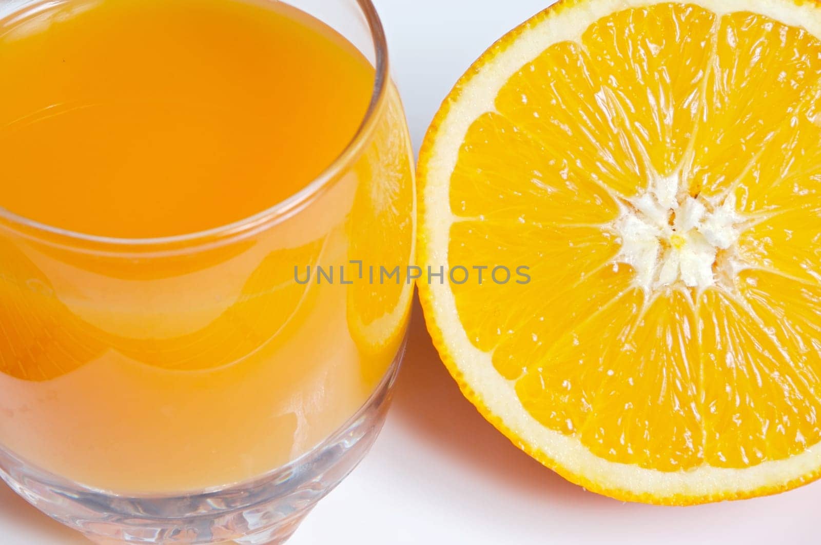 Glass of orange juice