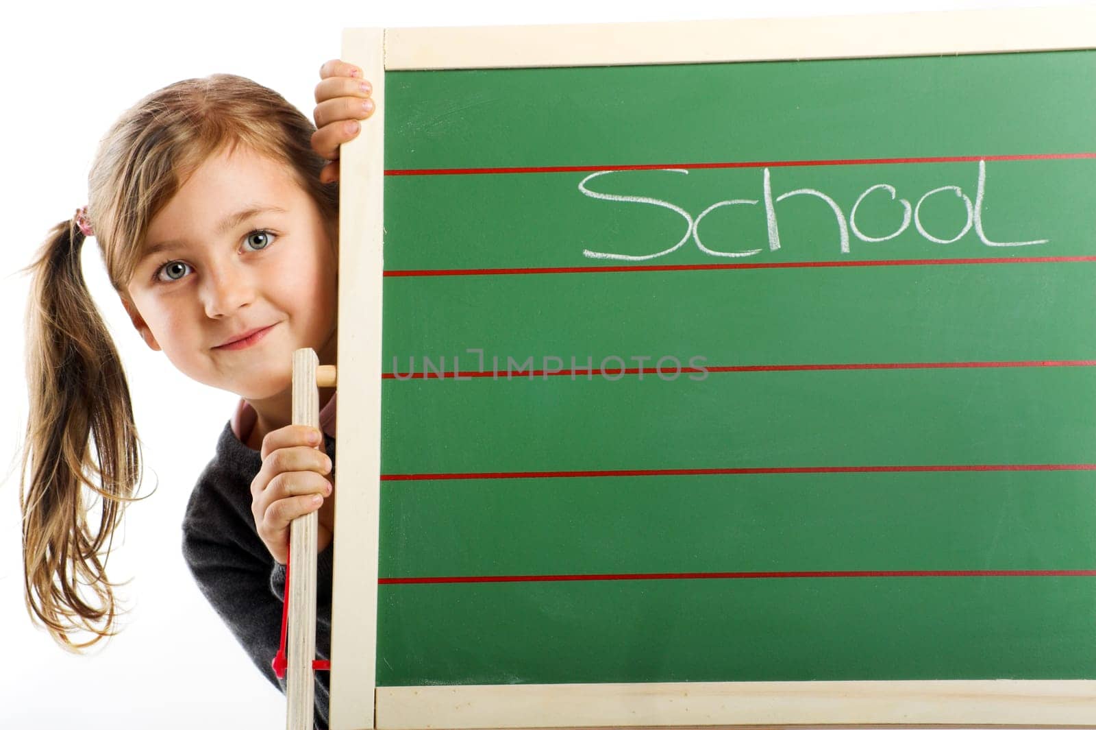 Laughing schoolchild