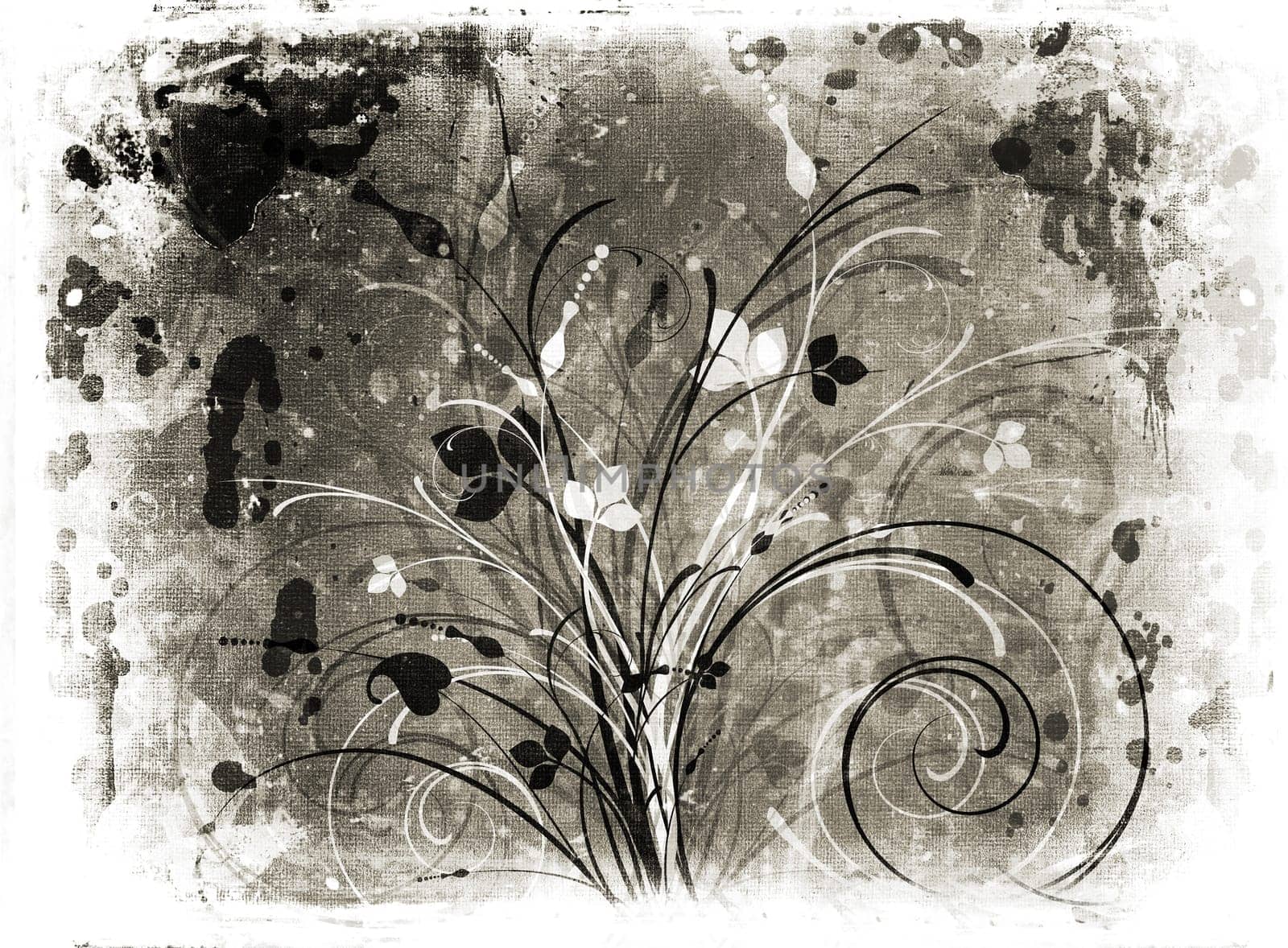 Floral grunge