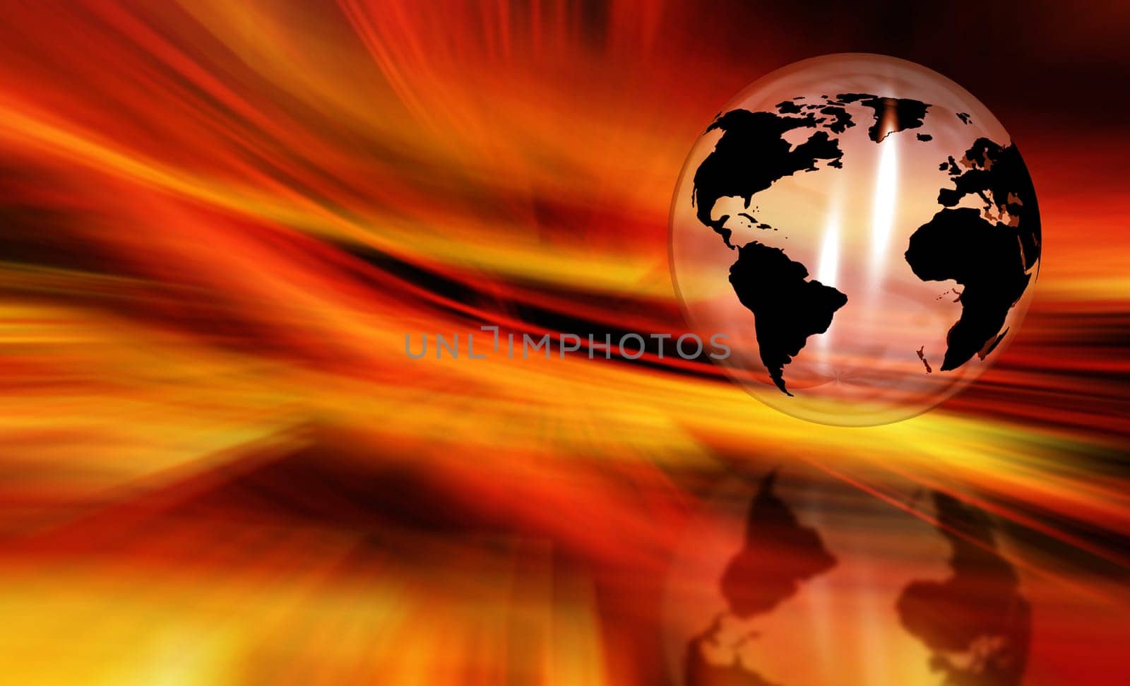 Abstract globe