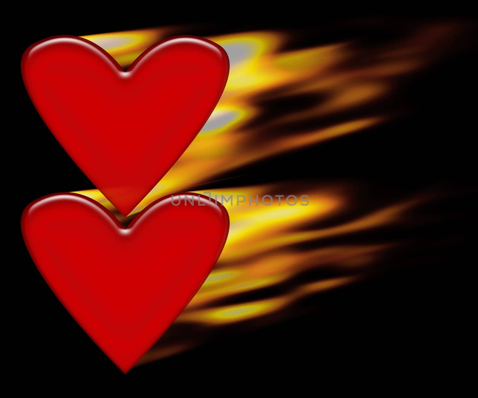 Burning hearts