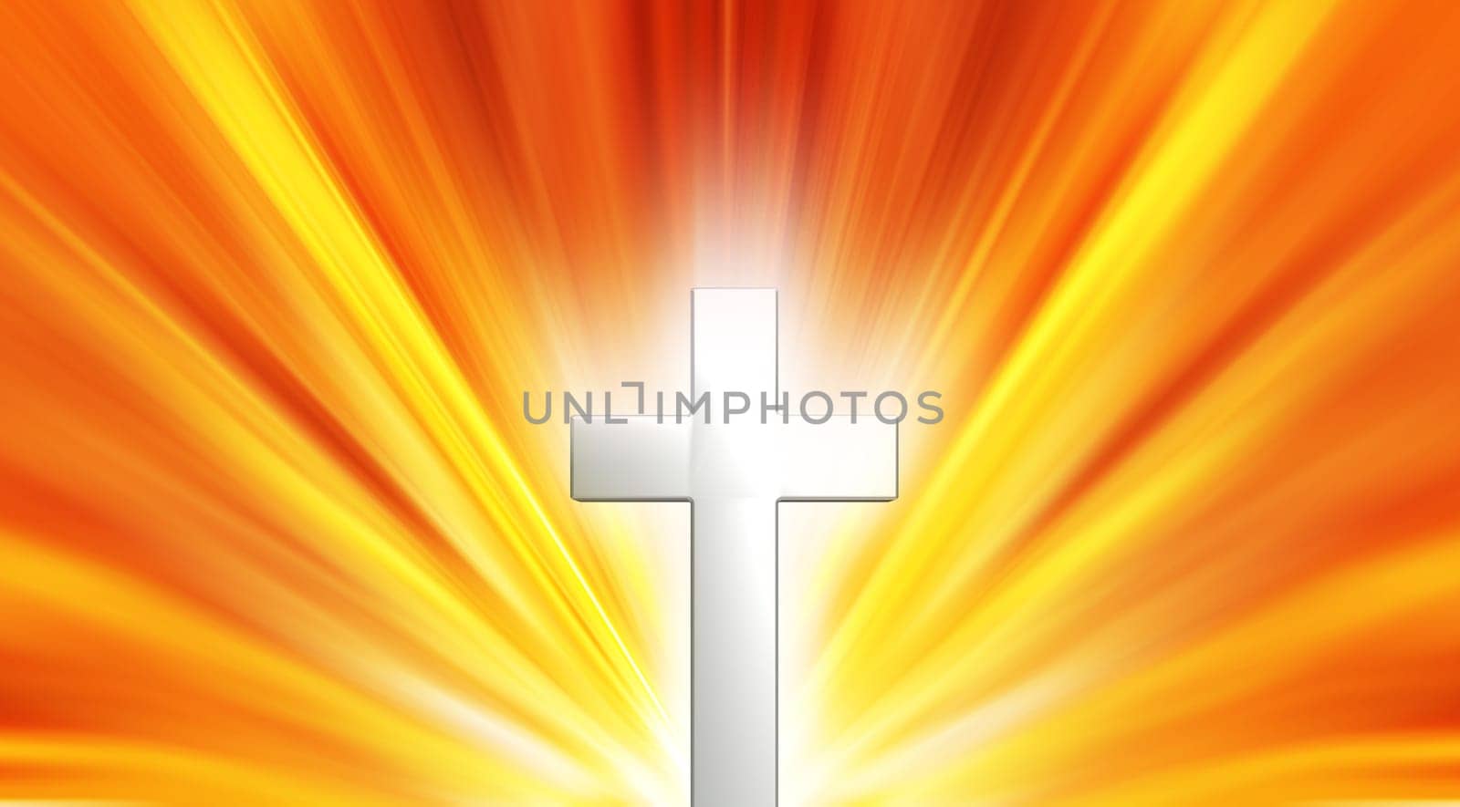Glowing cross