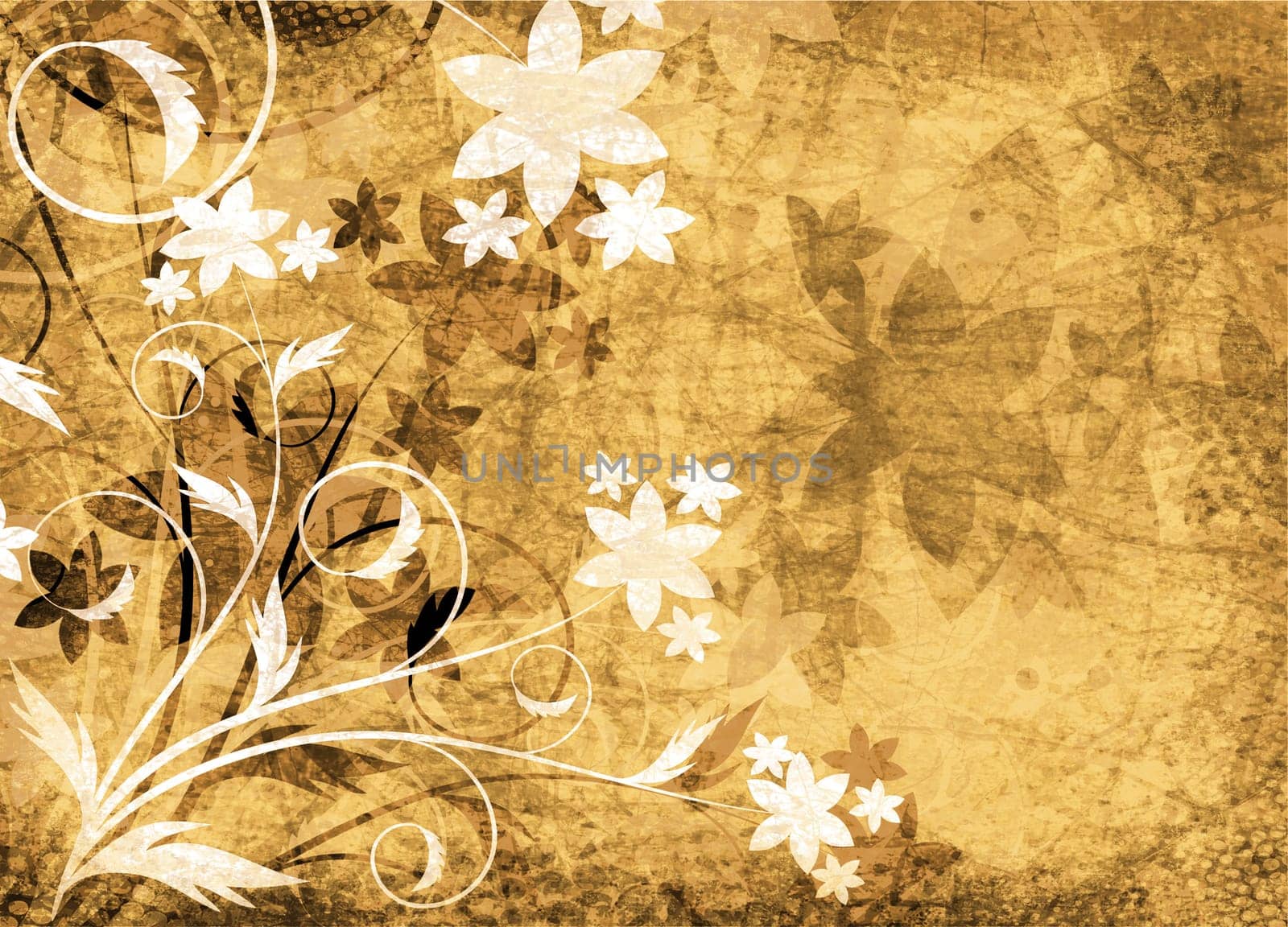 Floral grunge