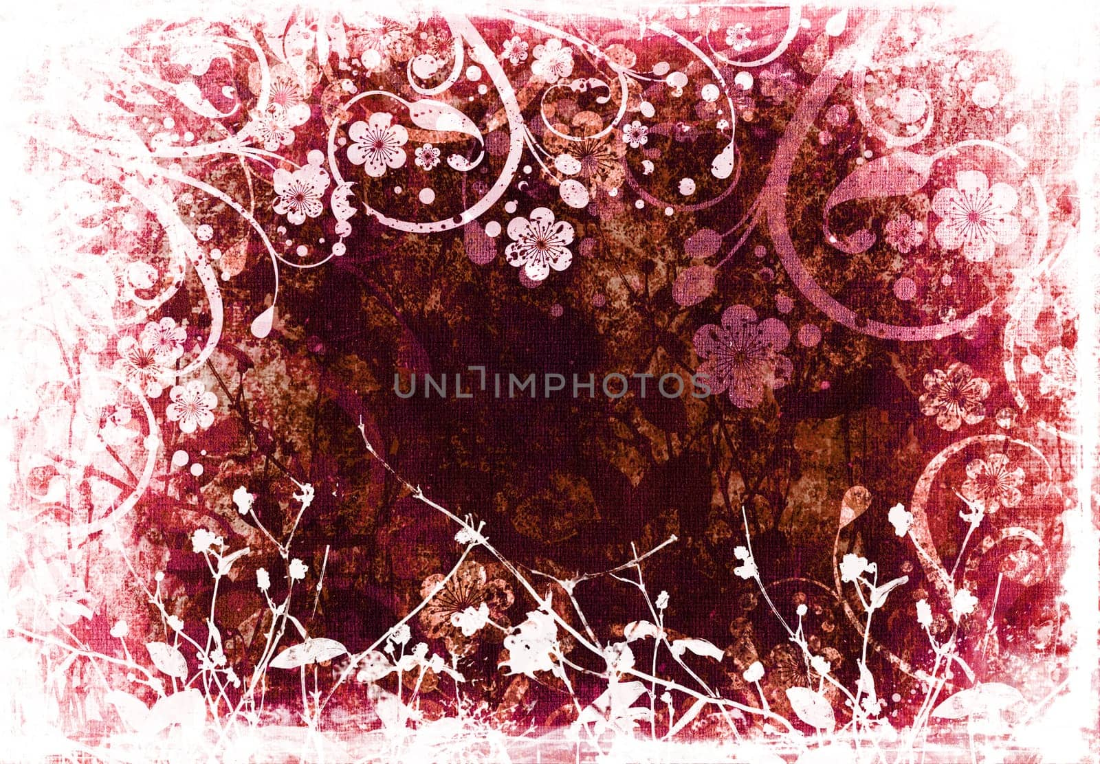Floral grunge