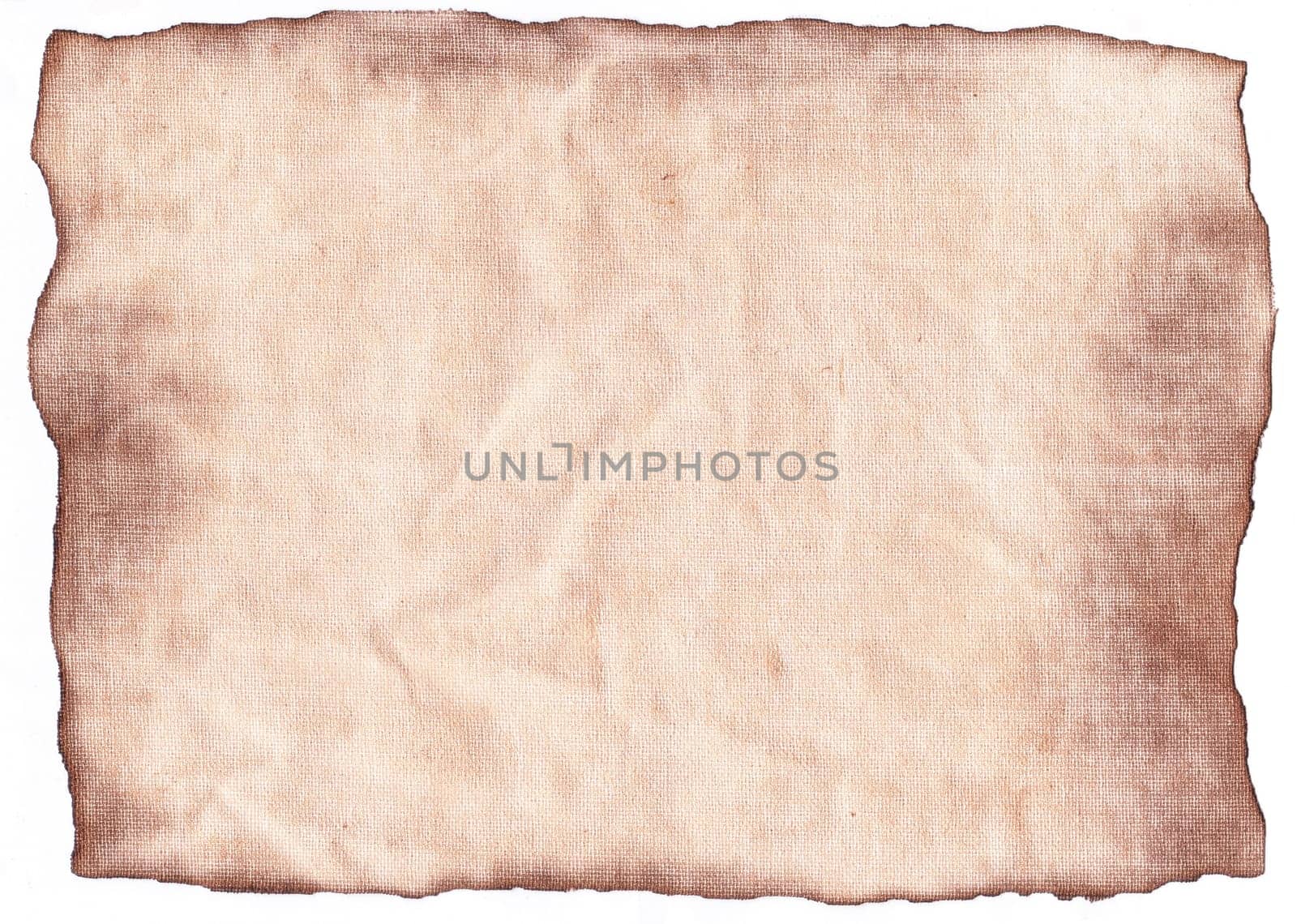 Old burnt paper