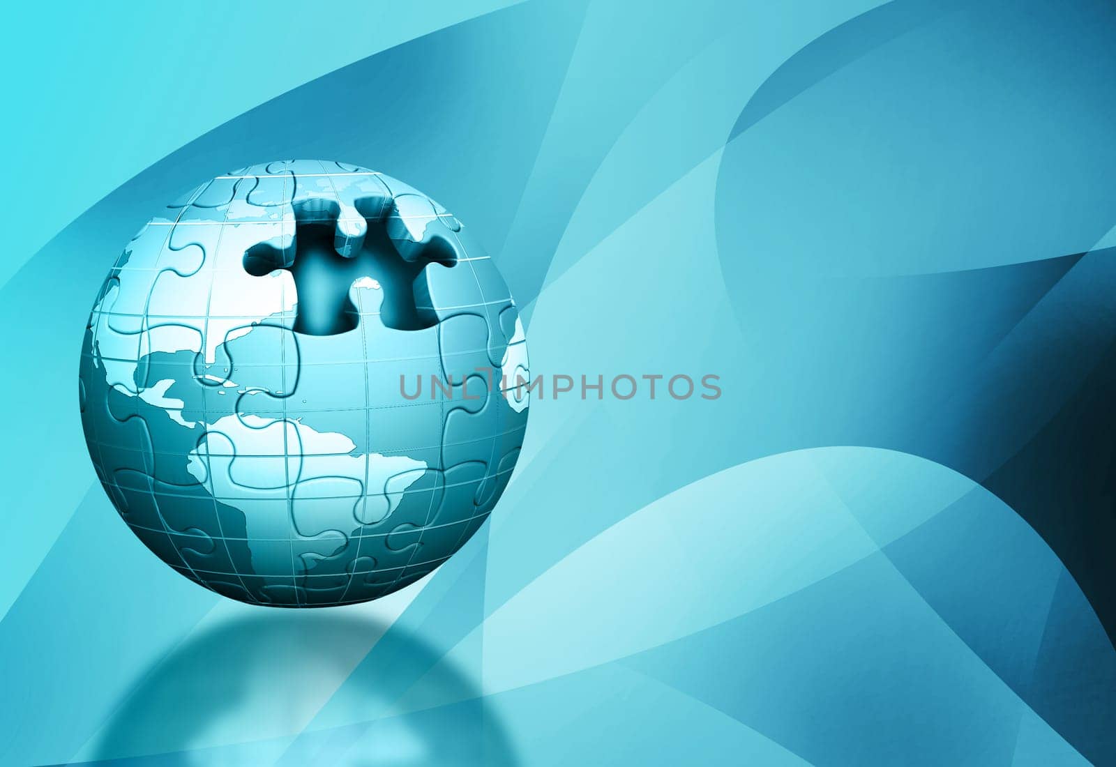 Jigsaw globe