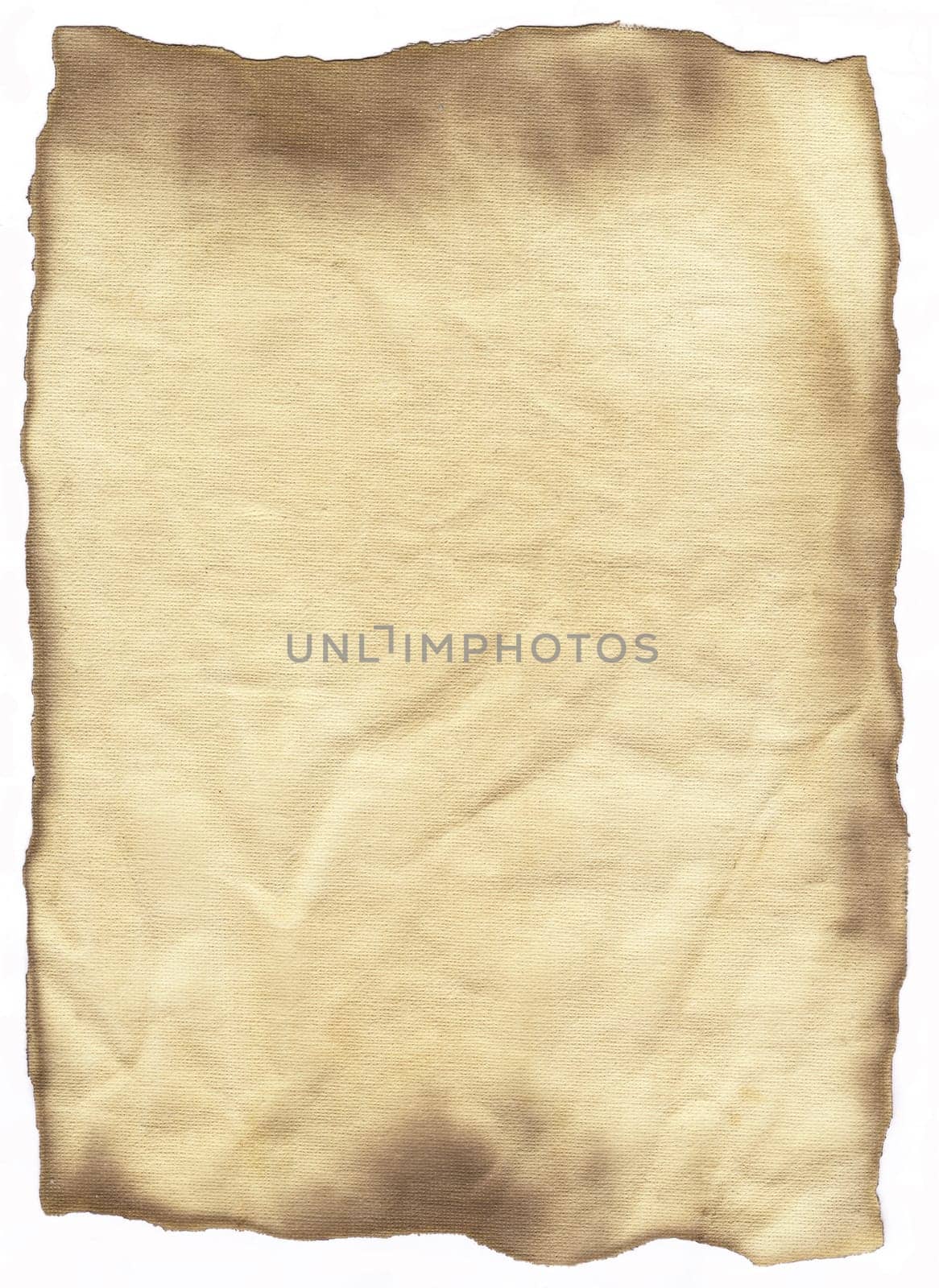 Burnt paper