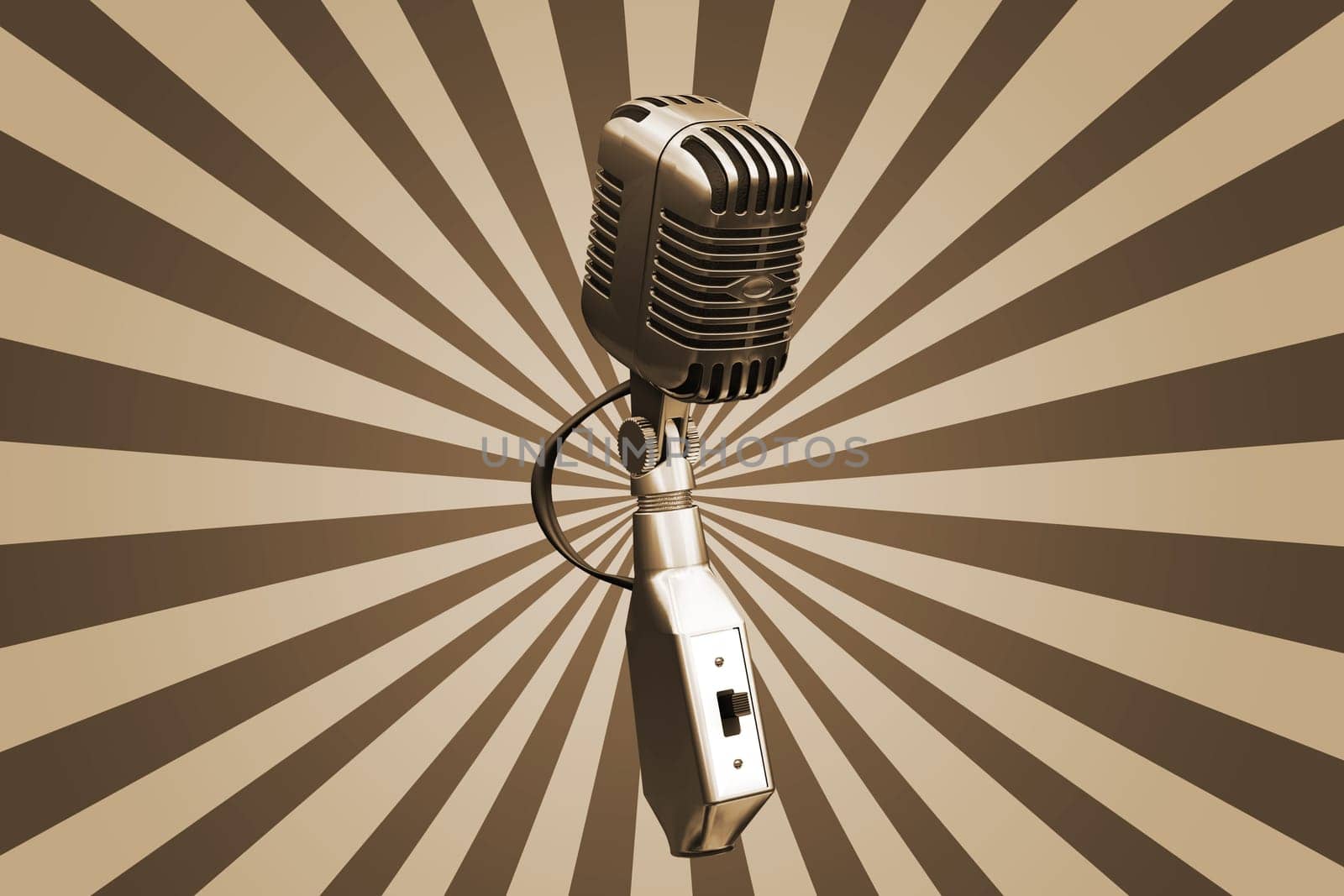 Retro microphone