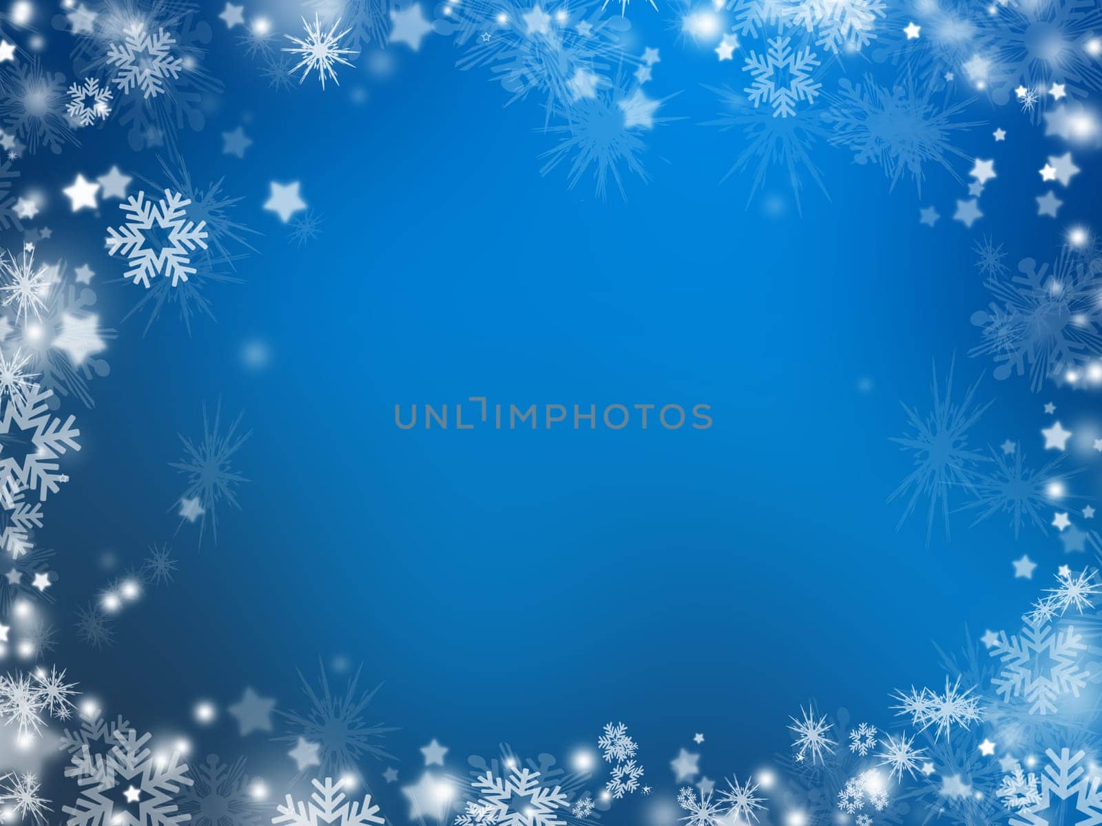 Snowflakes and stars