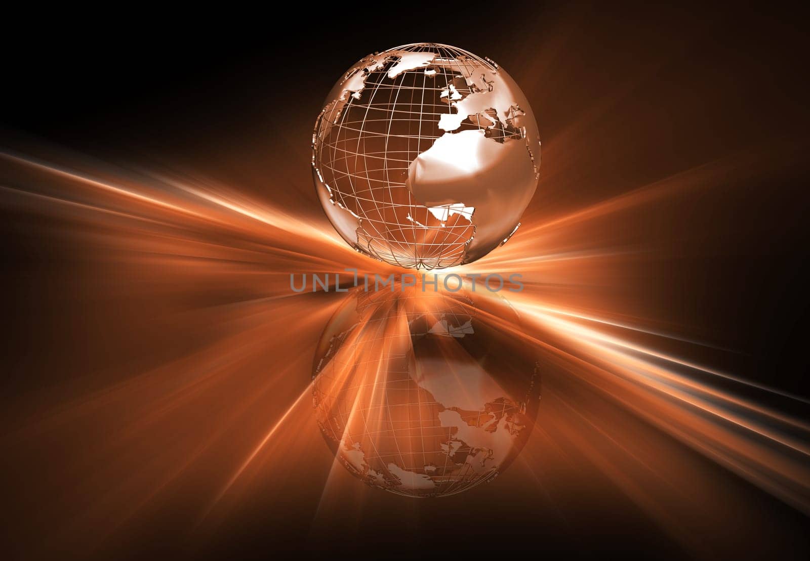 Abstract globe