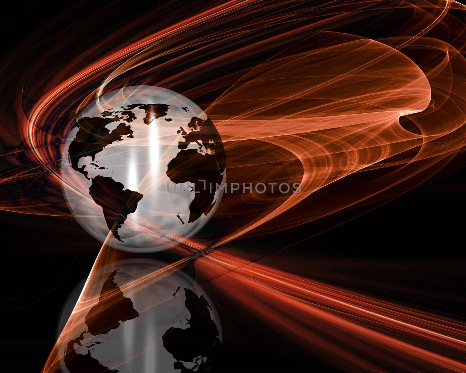 Abstract globe