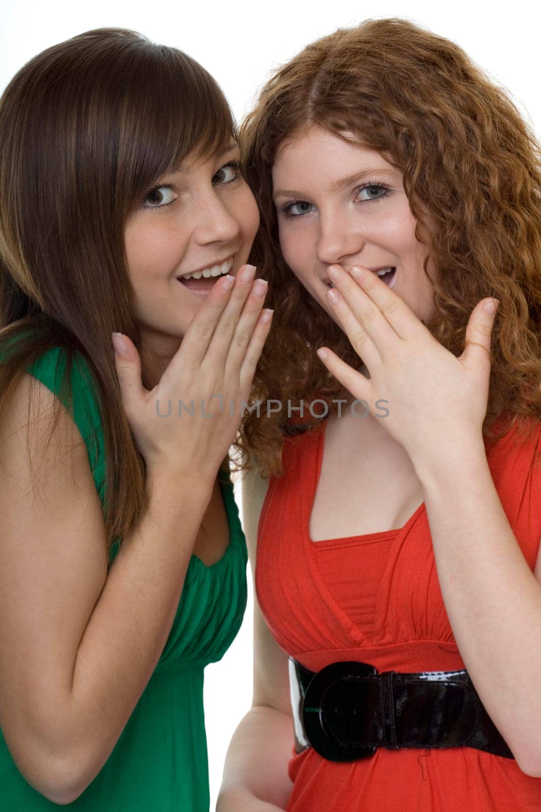 two women with gestures of astonishment