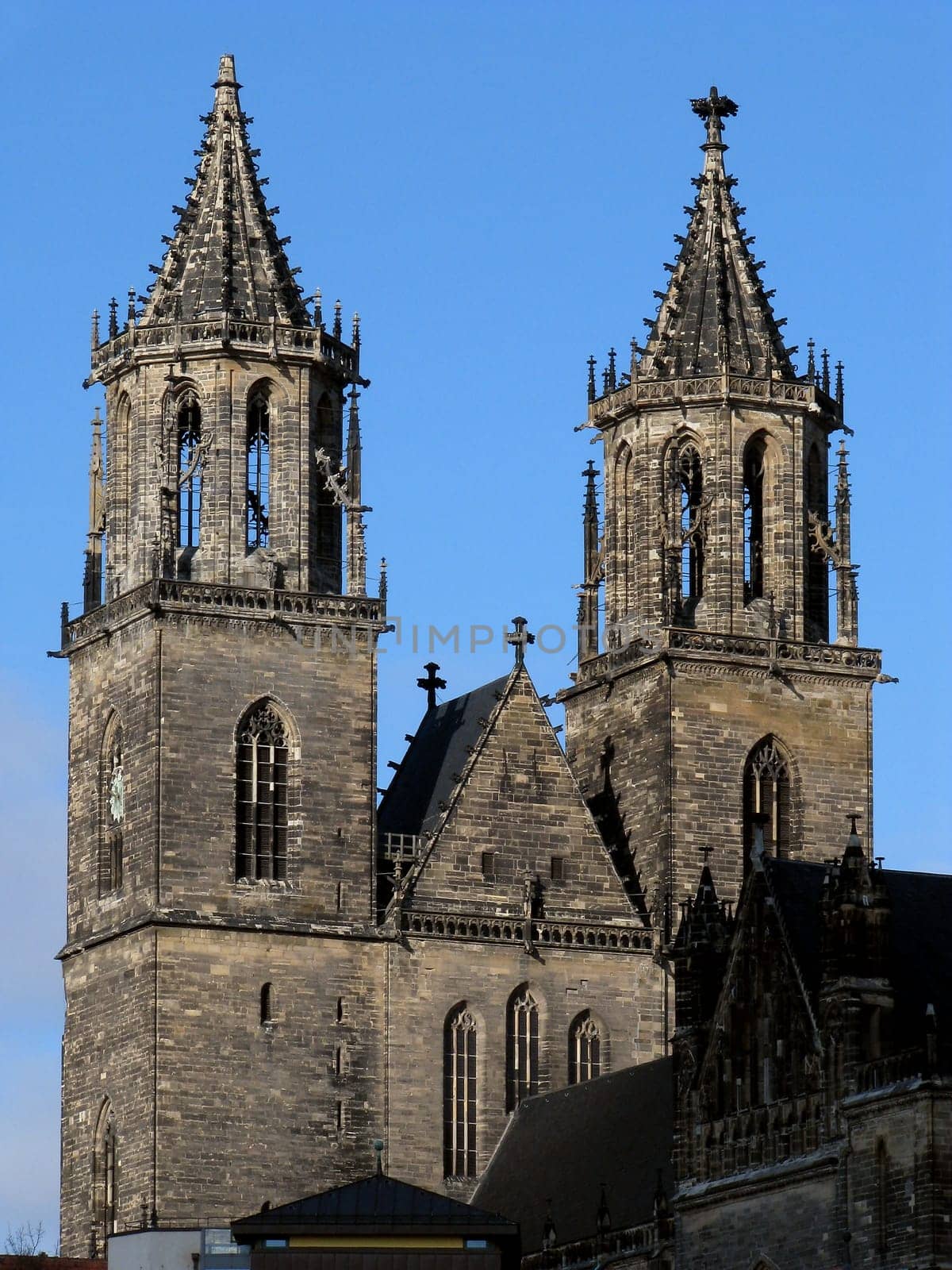 Towers of Magdeburg Cathedral
