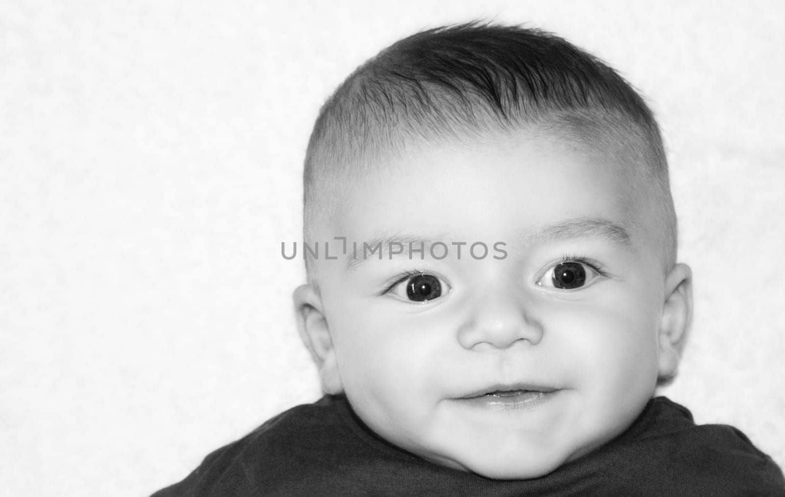 Smiling baby boy