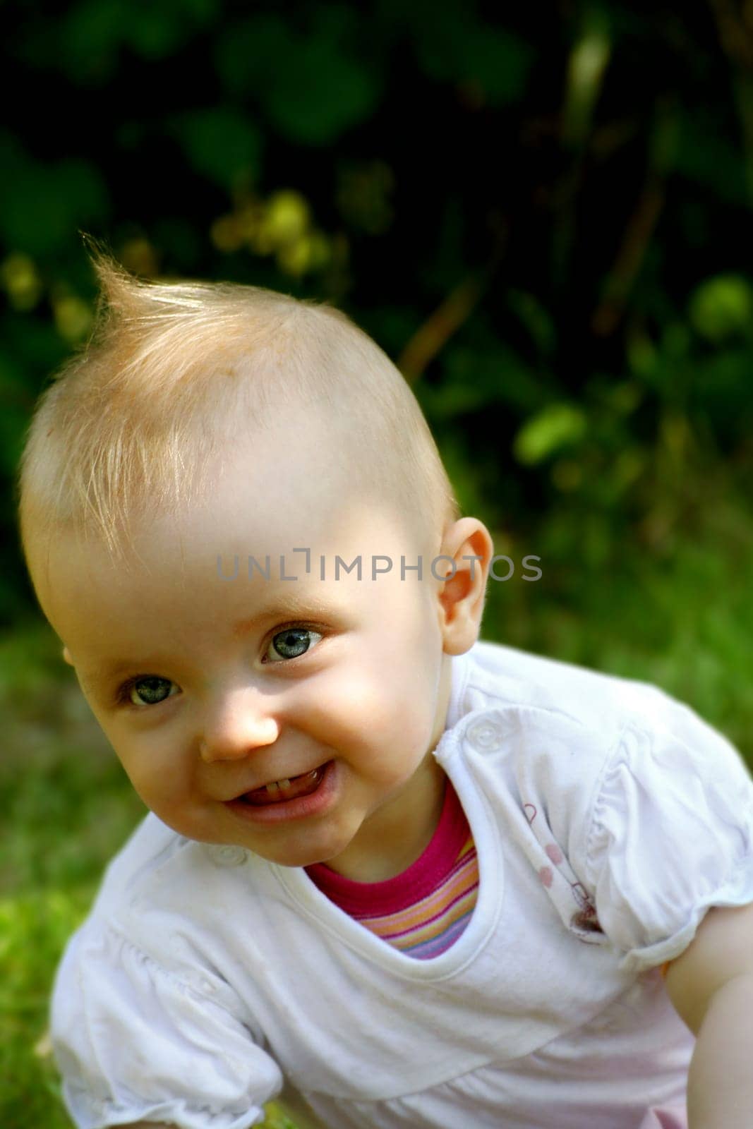 Laughing baby
