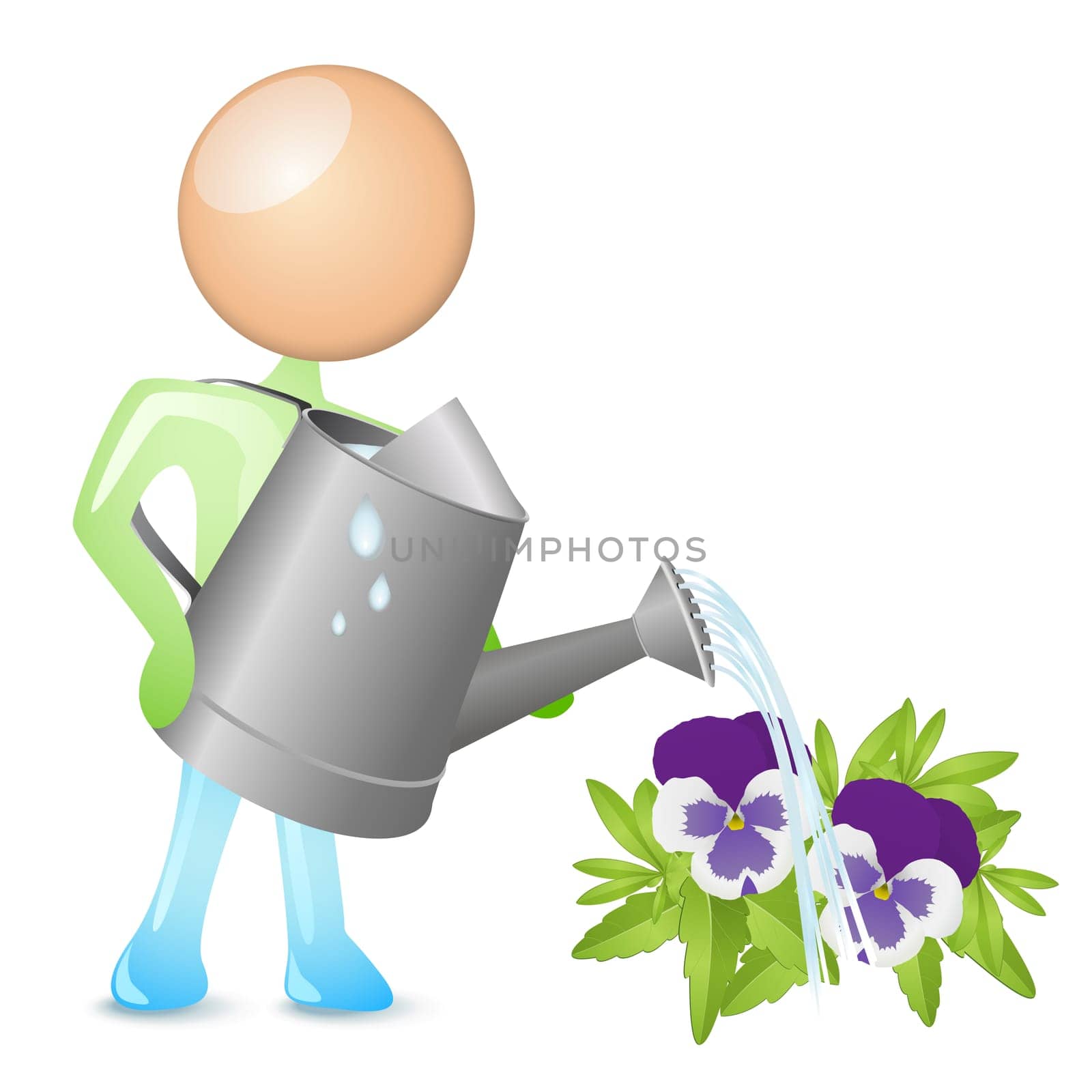watering humanoid