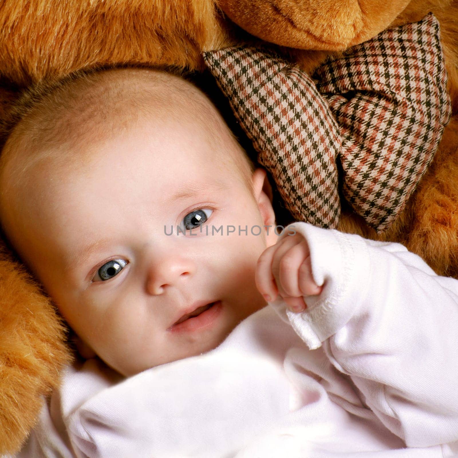 Baby with teddy bear
