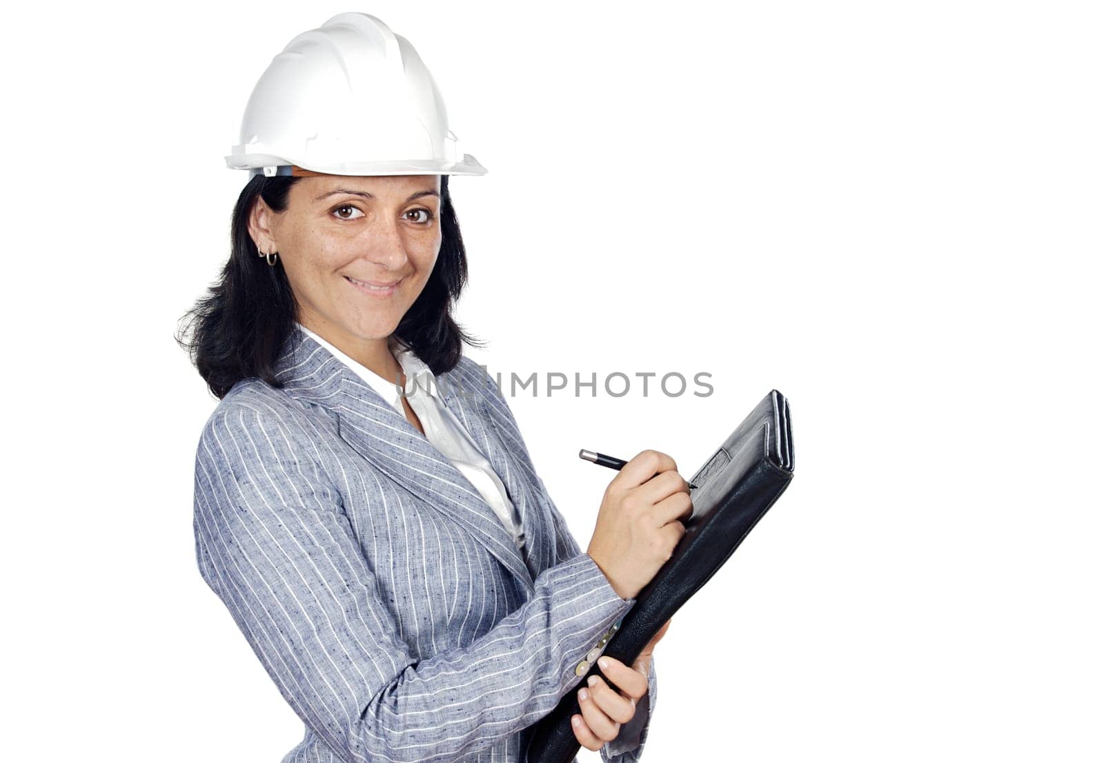 Attractive young engineer
