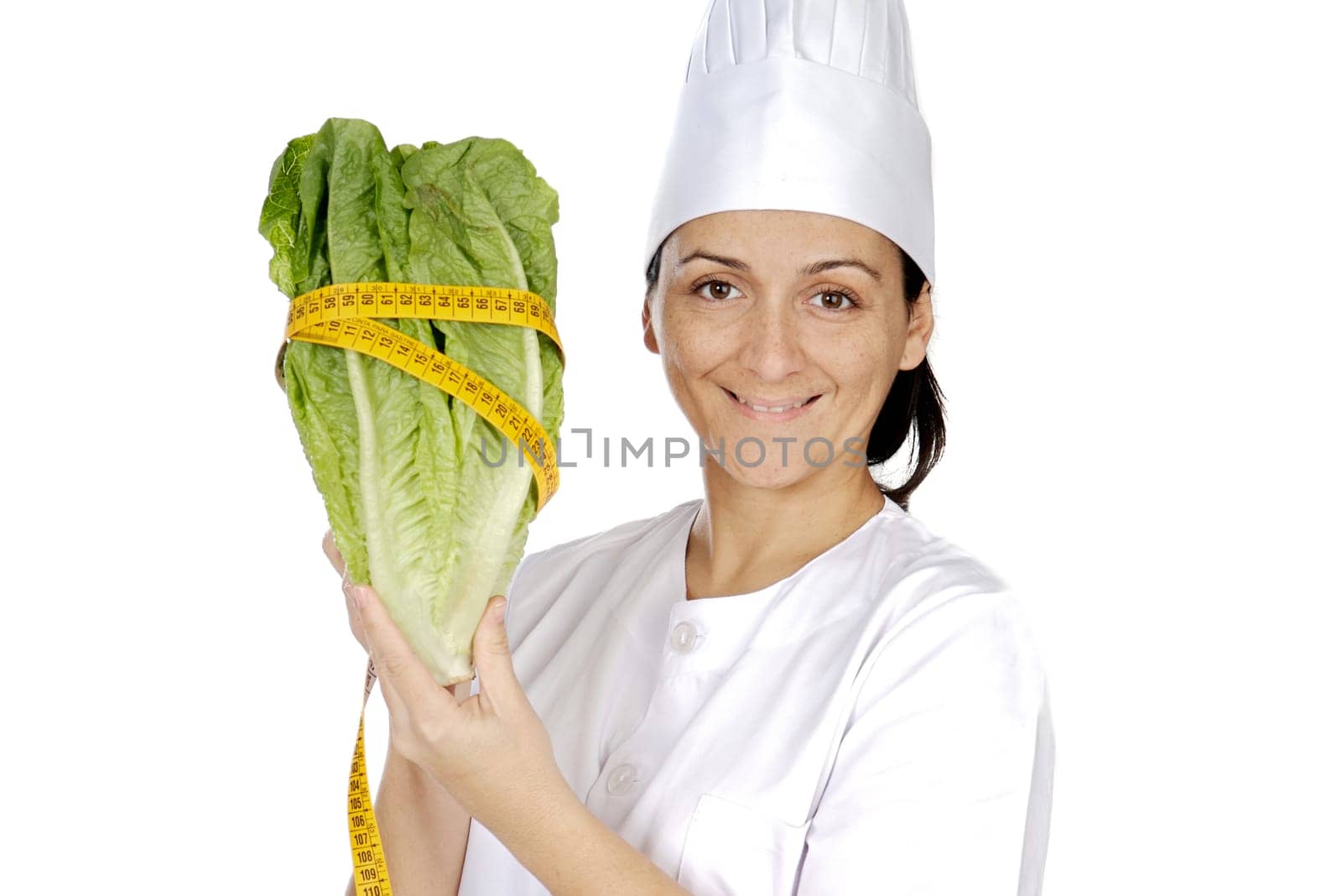 happy attractive cook woman
