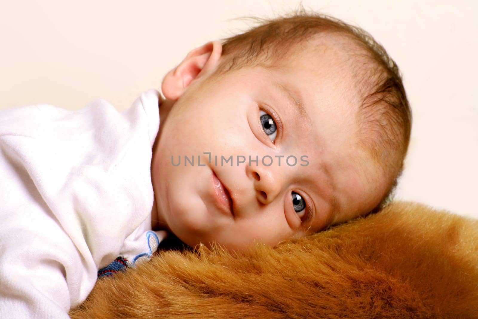 Baby with teddy bear
