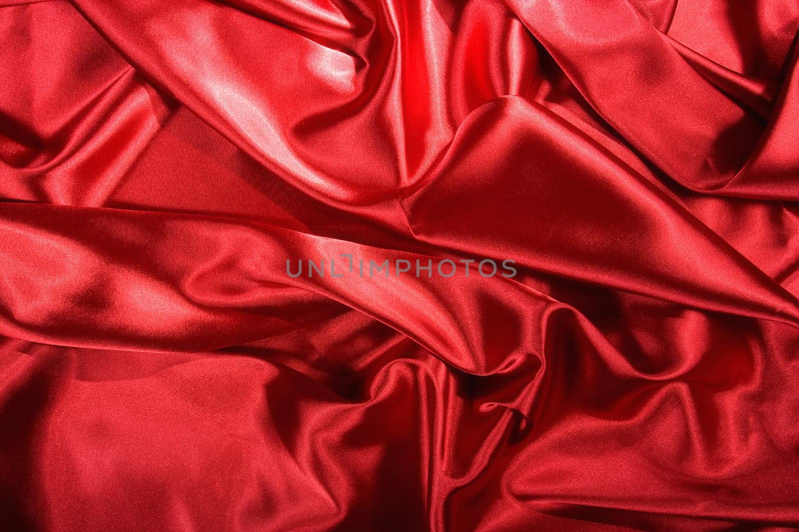 Elegant and soft red satin background