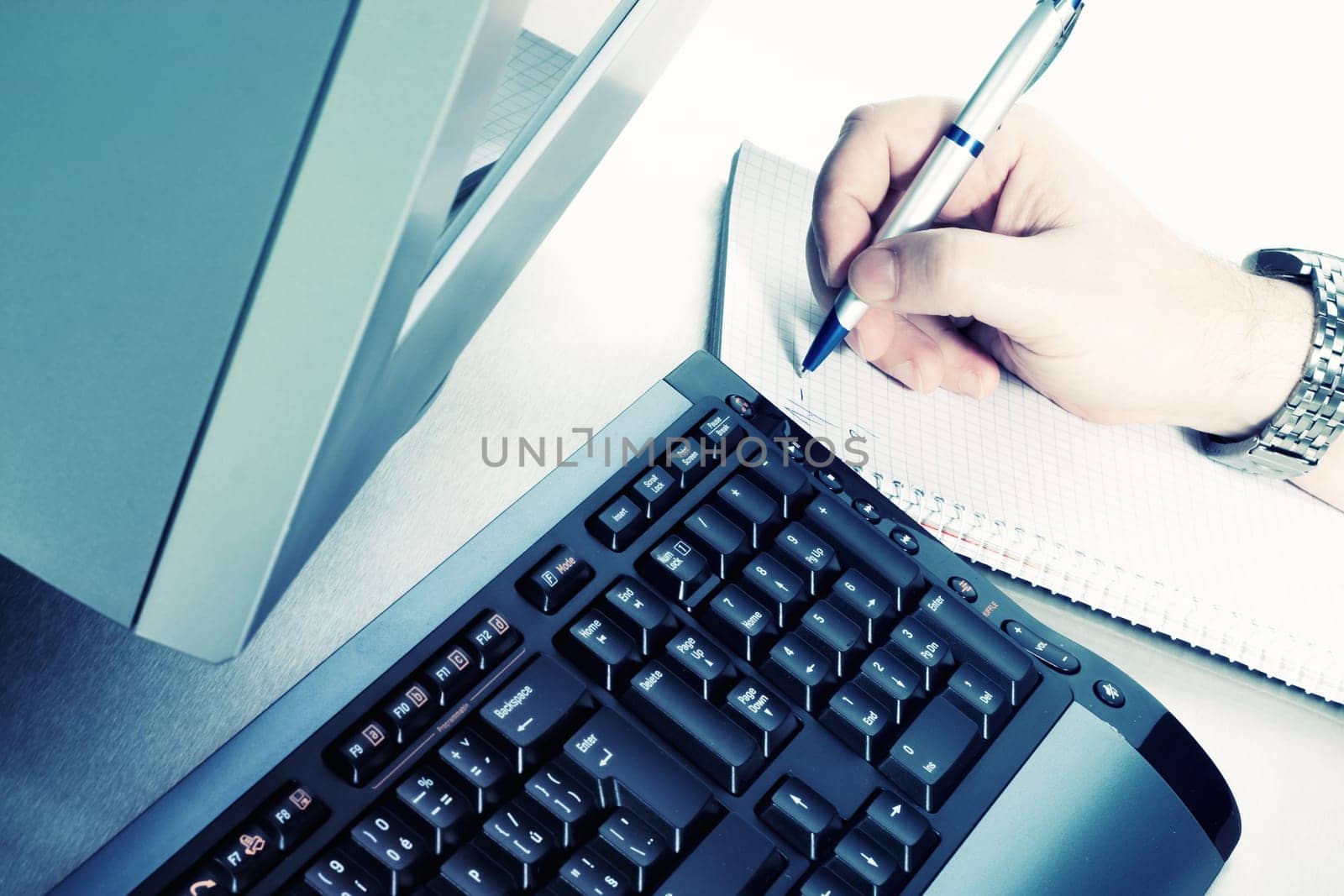 Business concept  - high key