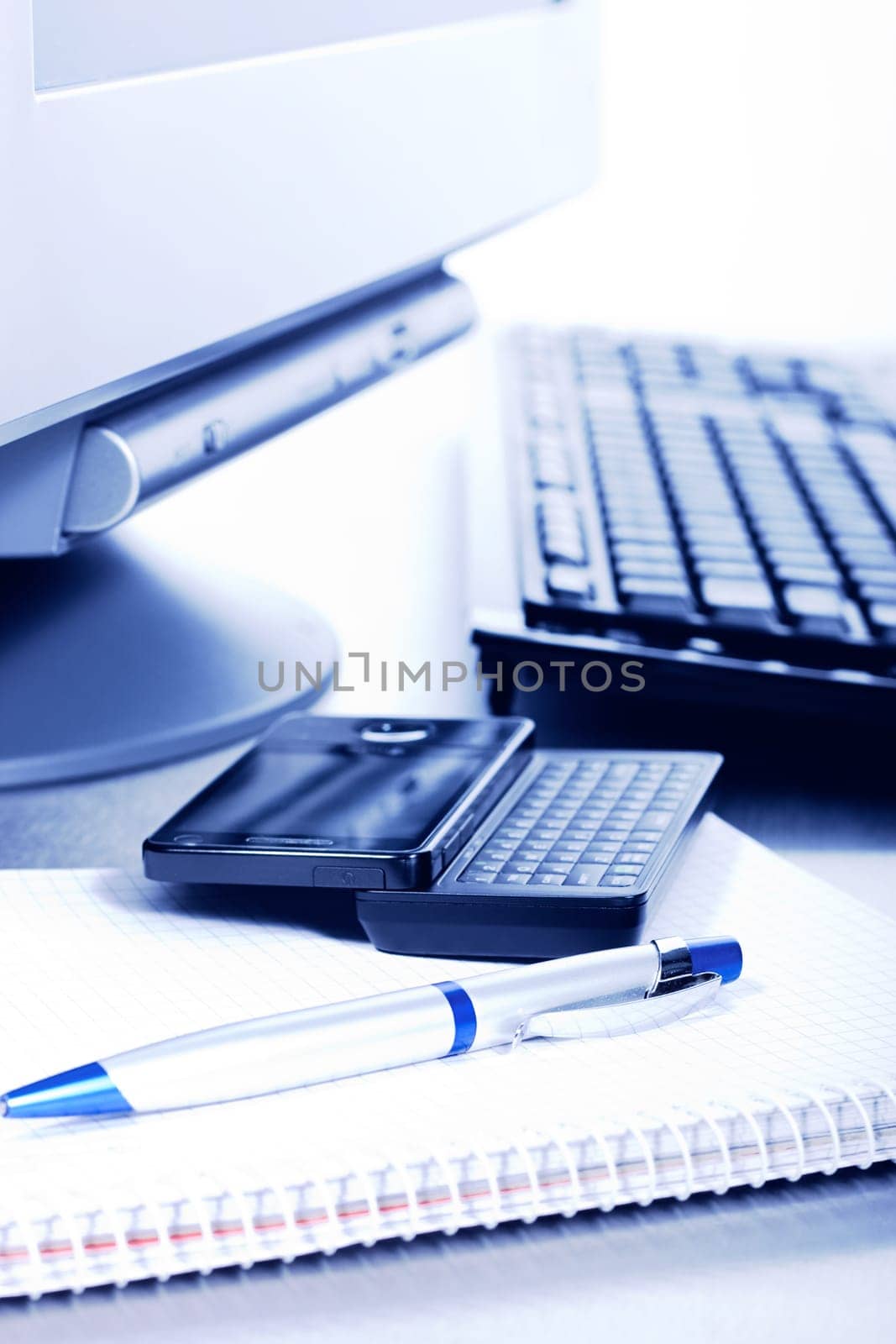 Business concept  - high key