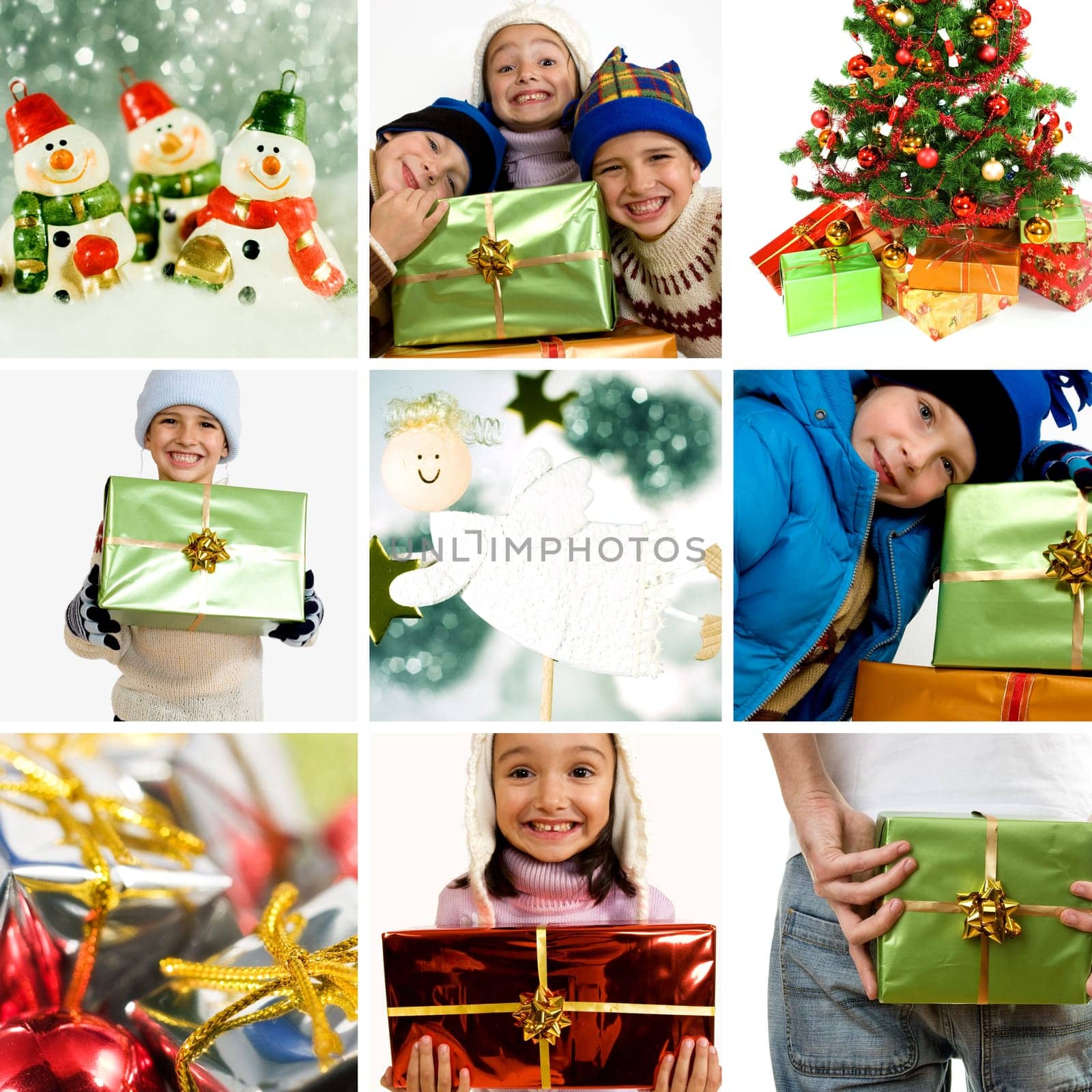 Beautiful christmas collage