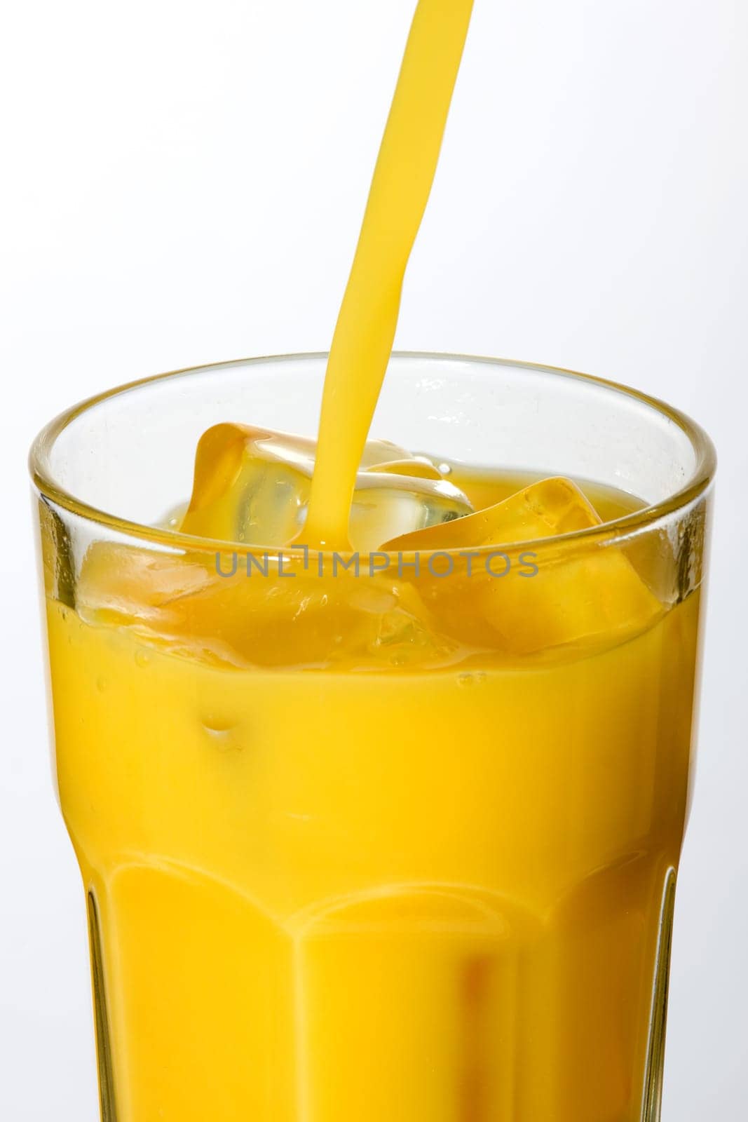 Orange Juice - Pouring into a Glass